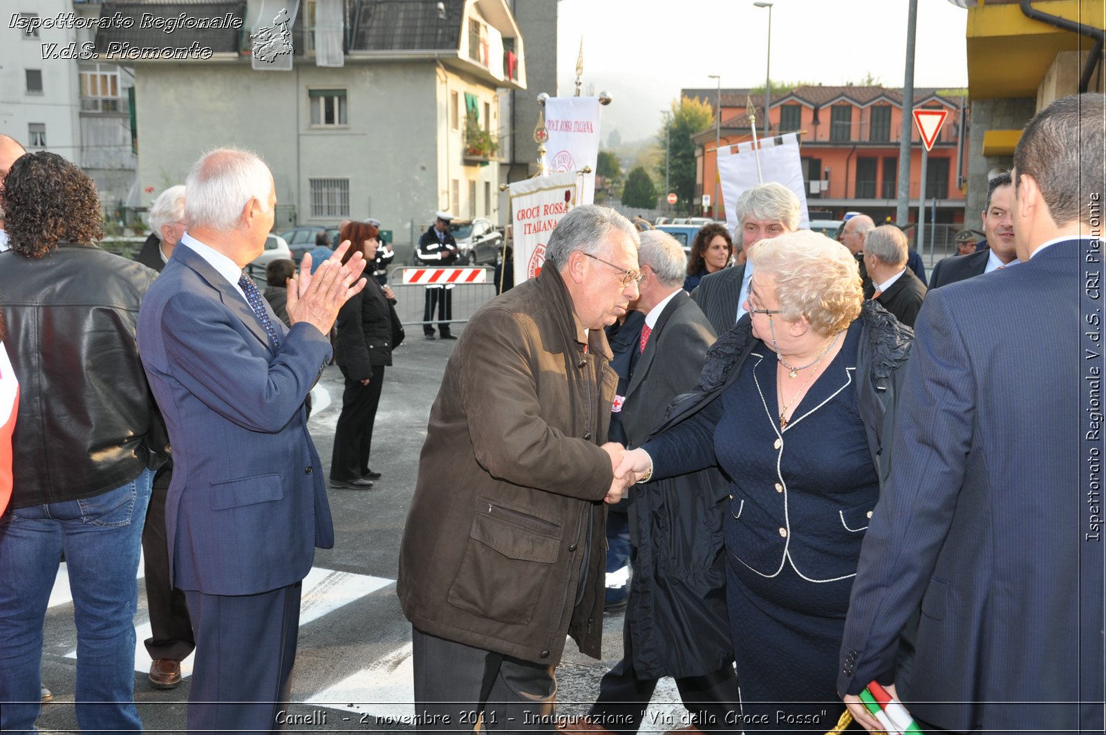 Canelli  - 2 novembre 2011 - Inaugurazione "Via della Croce Rossa" -  Croce Rossa Italiana - Ispettorato Regionale Volontari del Soccorso Piemonte