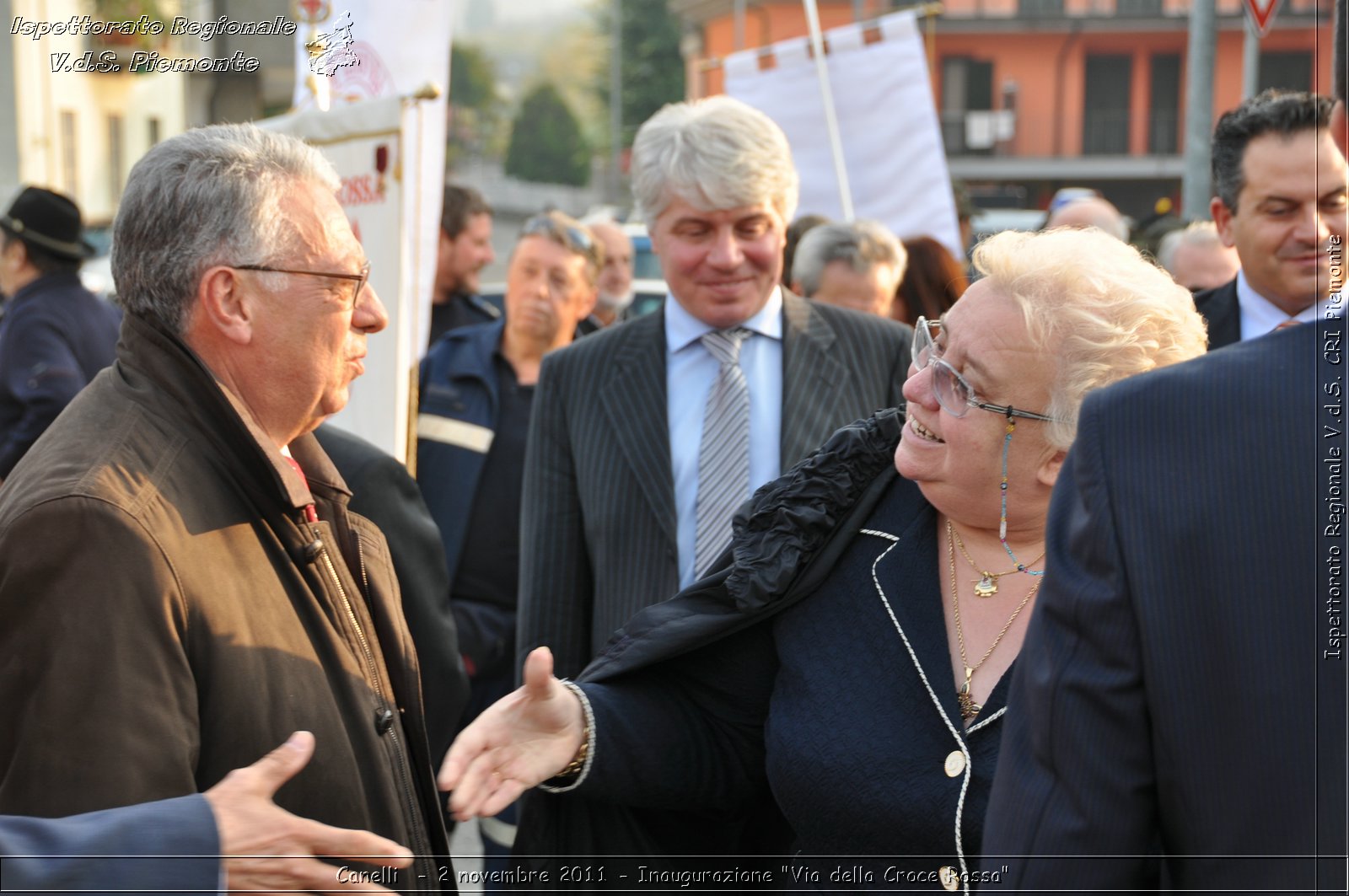 Canelli  - 2 novembre 2011 - Inaugurazione "Via della Croce Rossa" -  Croce Rossa Italiana - Ispettorato Regionale Volontari del Soccorso Piemonte