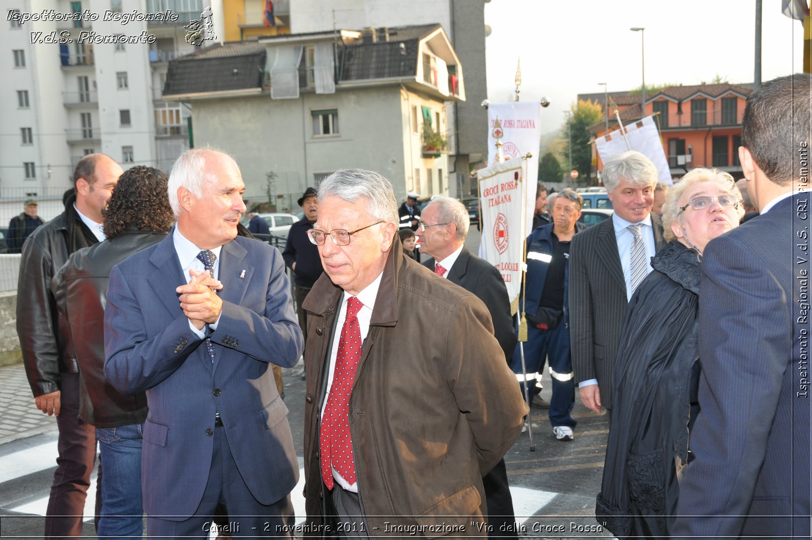 Canelli  - 2 novembre 2011 - Inaugurazione "Via della Croce Rossa" -  Croce Rossa Italiana - Ispettorato Regionale Volontari del Soccorso Piemonte