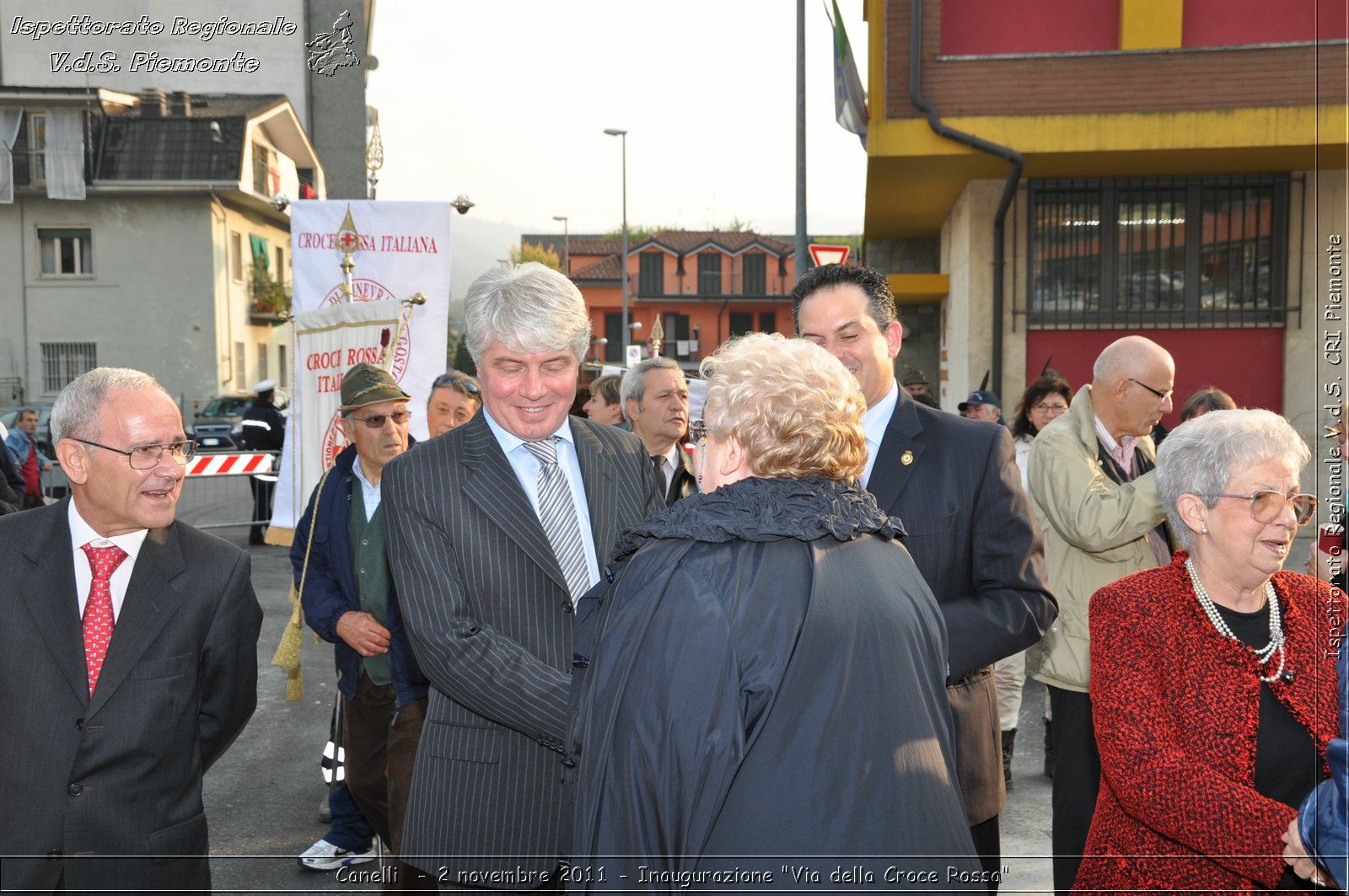 Canelli  - 2 novembre 2011 - Inaugurazione "Via della Croce Rossa" -  Croce Rossa Italiana - Ispettorato Regionale Volontari del Soccorso Piemonte