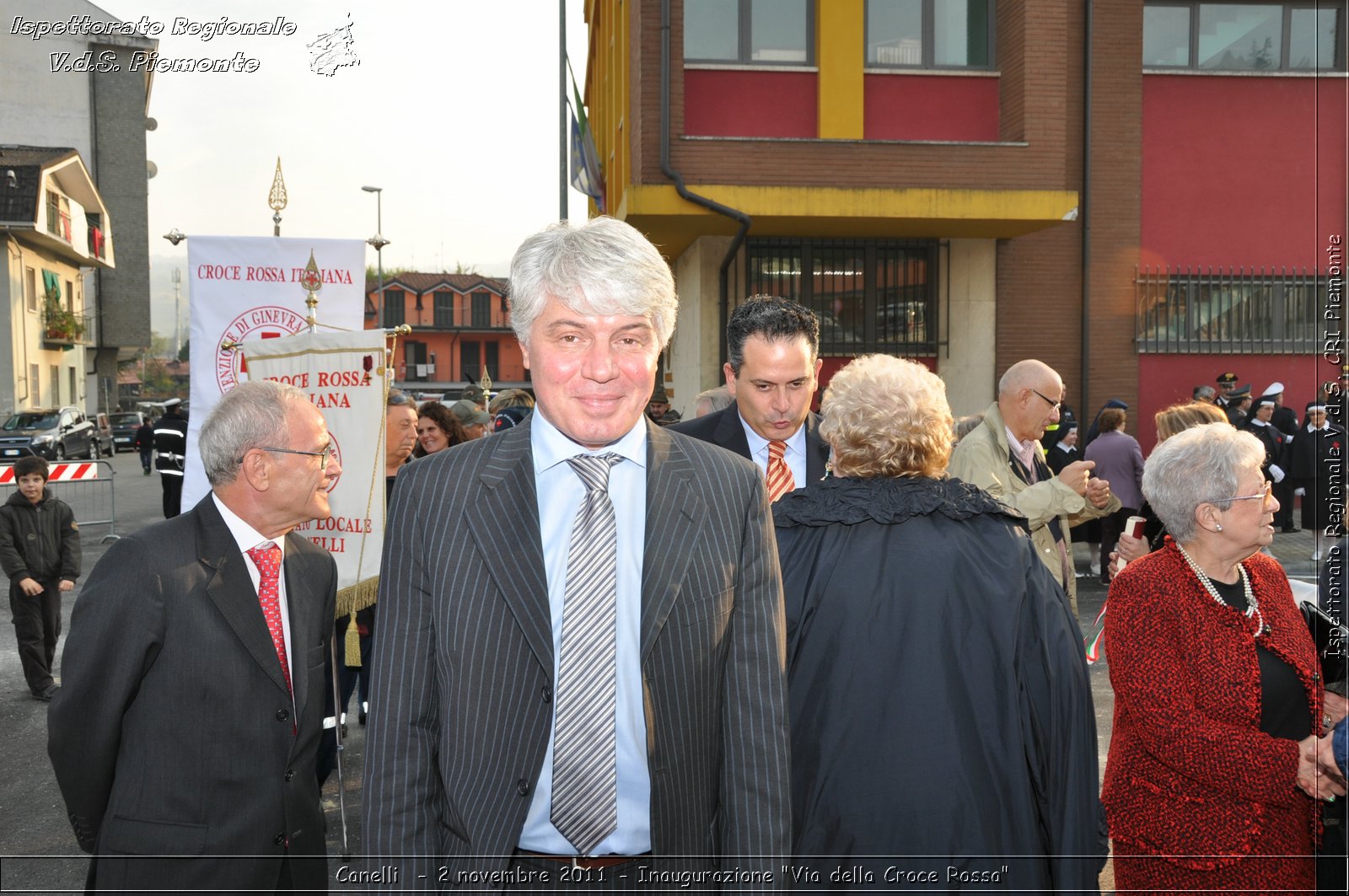 Canelli  - 2 novembre 2011 - Inaugurazione "Via della Croce Rossa" -  Croce Rossa Italiana - Ispettorato Regionale Volontari del Soccorso Piemonte