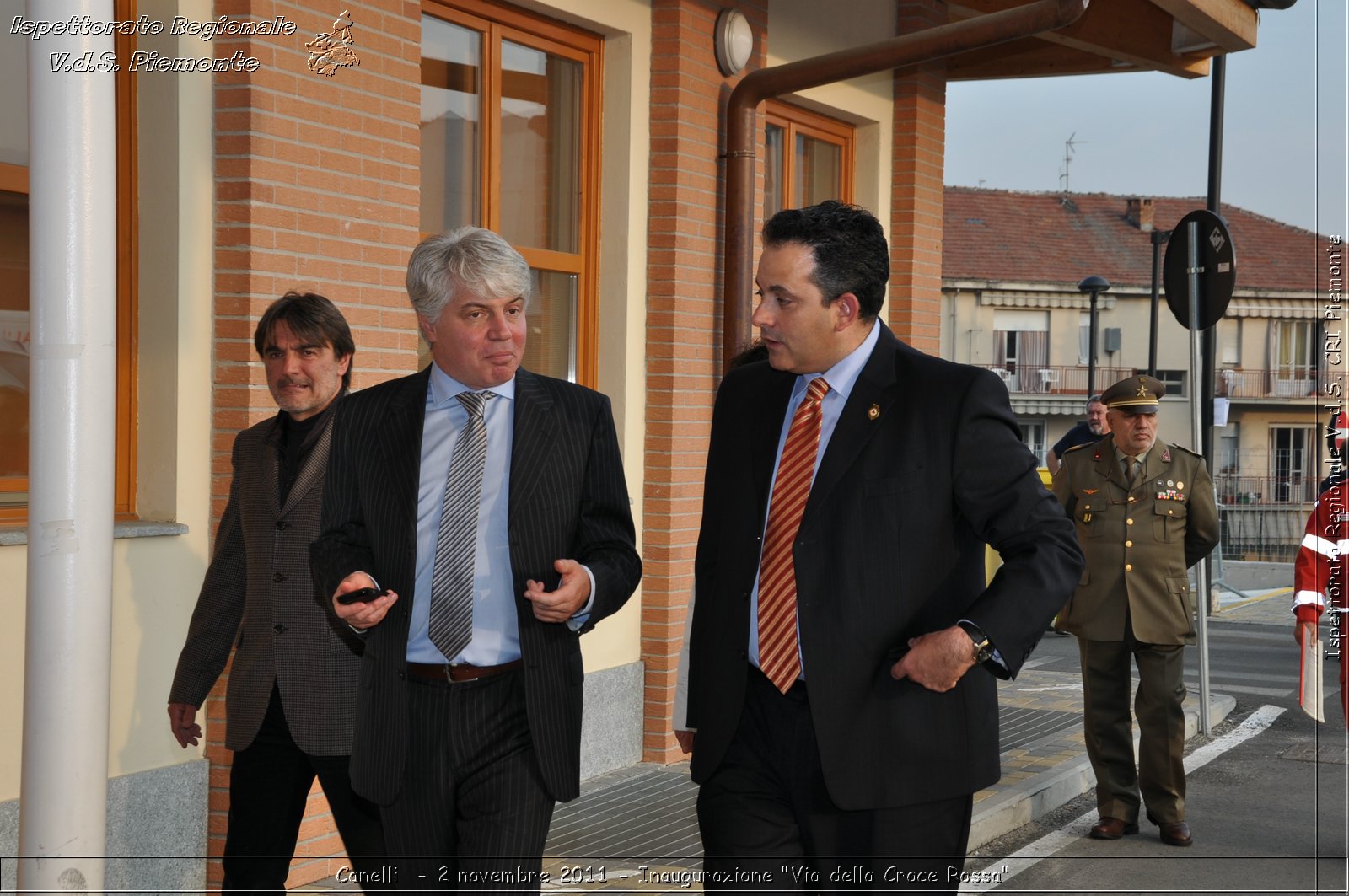 Canelli  - 2 novembre 2011 - Inaugurazione "Via della Croce Rossa" -  Croce Rossa Italiana - Ispettorato Regionale Volontari del Soccorso Piemonte