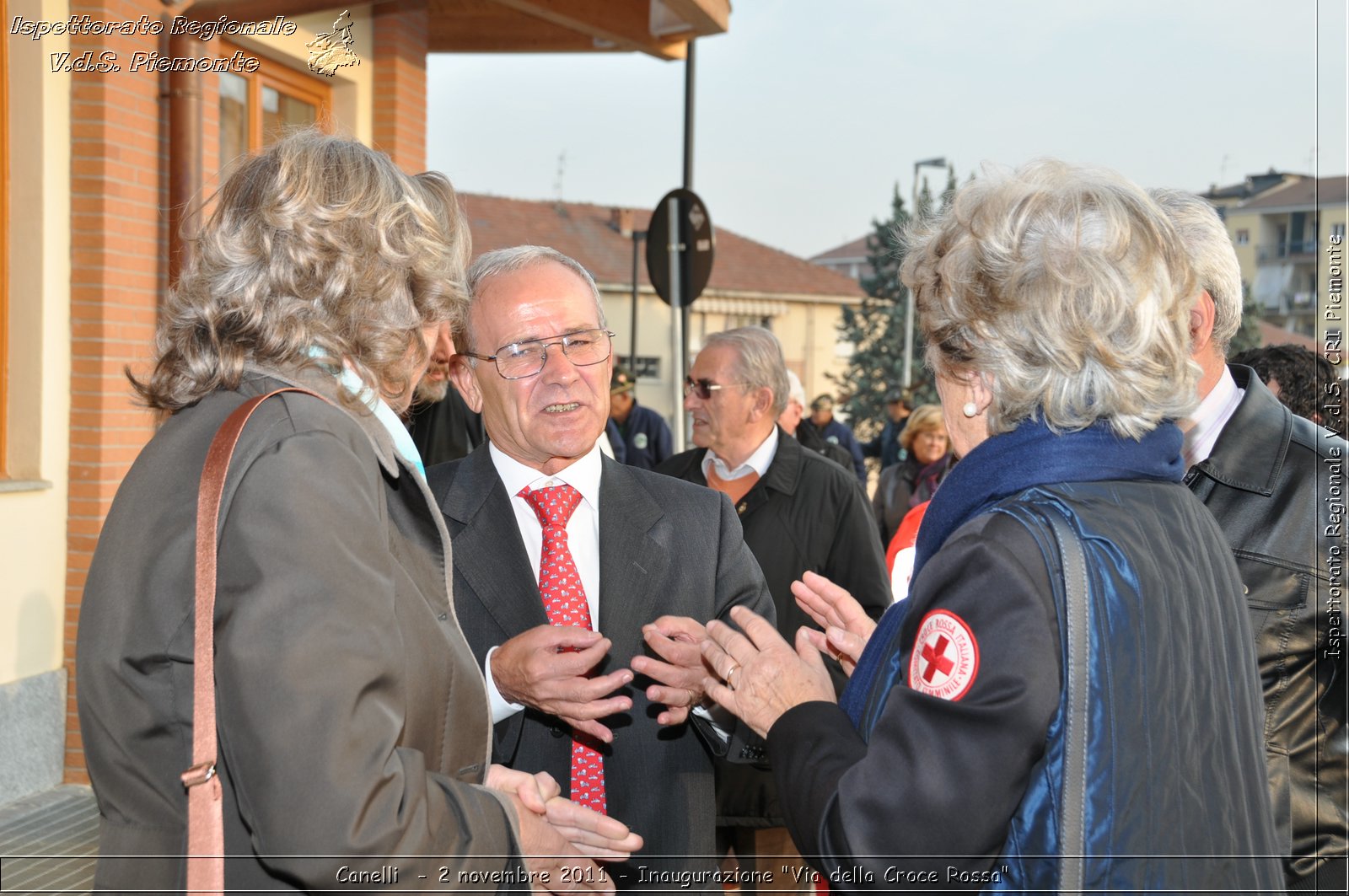 Canelli  - 2 novembre 2011 - Inaugurazione "Via della Croce Rossa" -  Croce Rossa Italiana - Ispettorato Regionale Volontari del Soccorso Piemonte