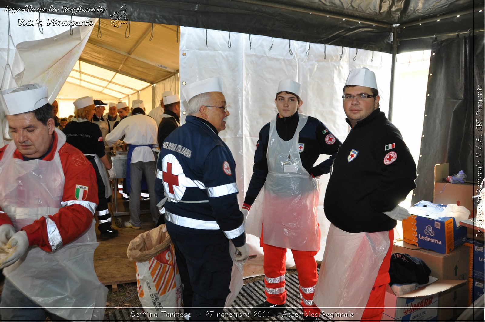 Racconigi  - 7 ottobre 2011 - Giornata del soccorso CRT -  Croce Rossa Italiana - Ispettorato Regionale Volontari del Soccorso Piemonte