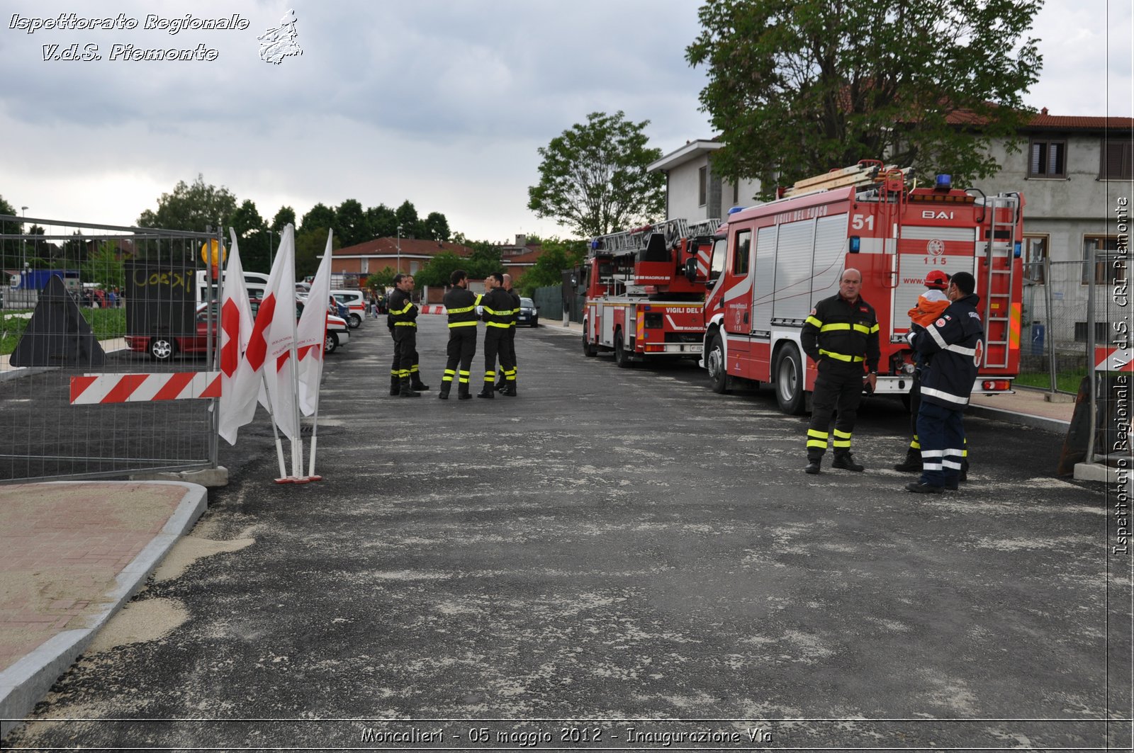 Moncalieri - 05 maggio 2012 - Inaugurazione Via - Croce Rossa Italiana - Isp. Regionale Volontari del Soccorso Piemonte