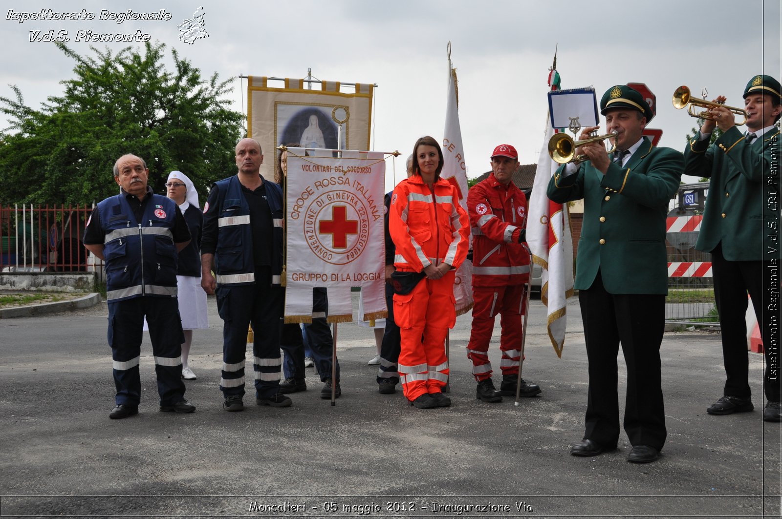 Moncalieri - 05 maggio 2012 - Inaugurazione Via - Croce Rossa Italiana - Isp. Regionale Volontari del Soccorso Piemonte