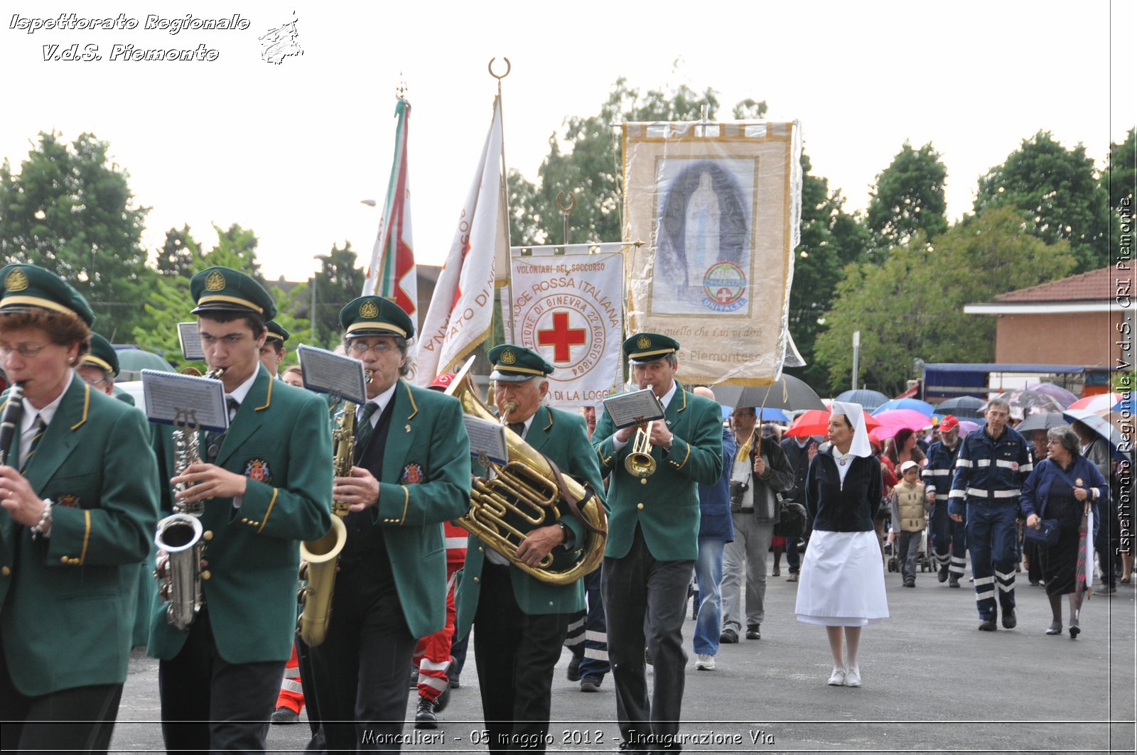 Moncalieri - 05 maggio 2012 - Inaugurazione Via - Croce Rossa Italiana - Isp. Regionale Volontari del Soccorso Piemonte