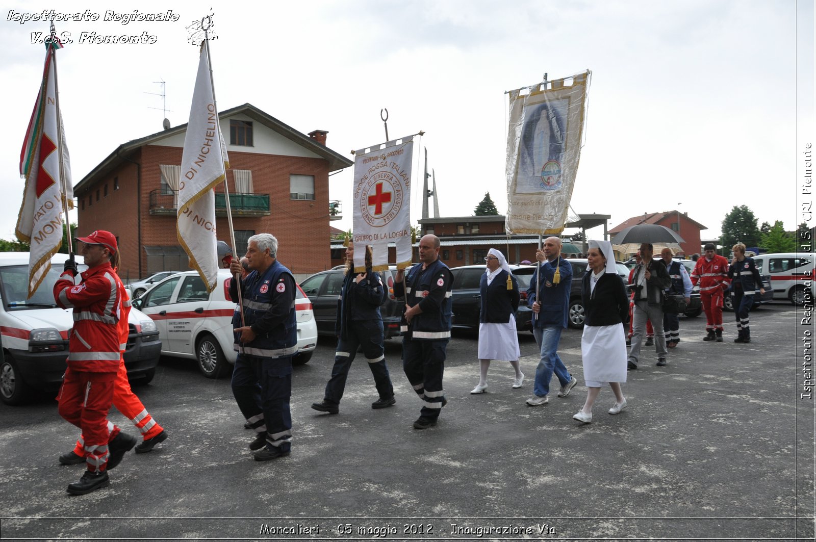 Moncalieri - 05 maggio 2012 - Inaugurazione Via - Croce Rossa Italiana - Isp. Regionale Volontari del Soccorso Piemonte