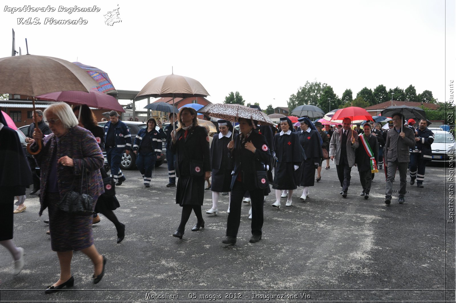 Moncalieri - 05 maggio 2012 - Inaugurazione Via - Croce Rossa Italiana - Isp. Regionale Volontari del Soccorso Piemonte