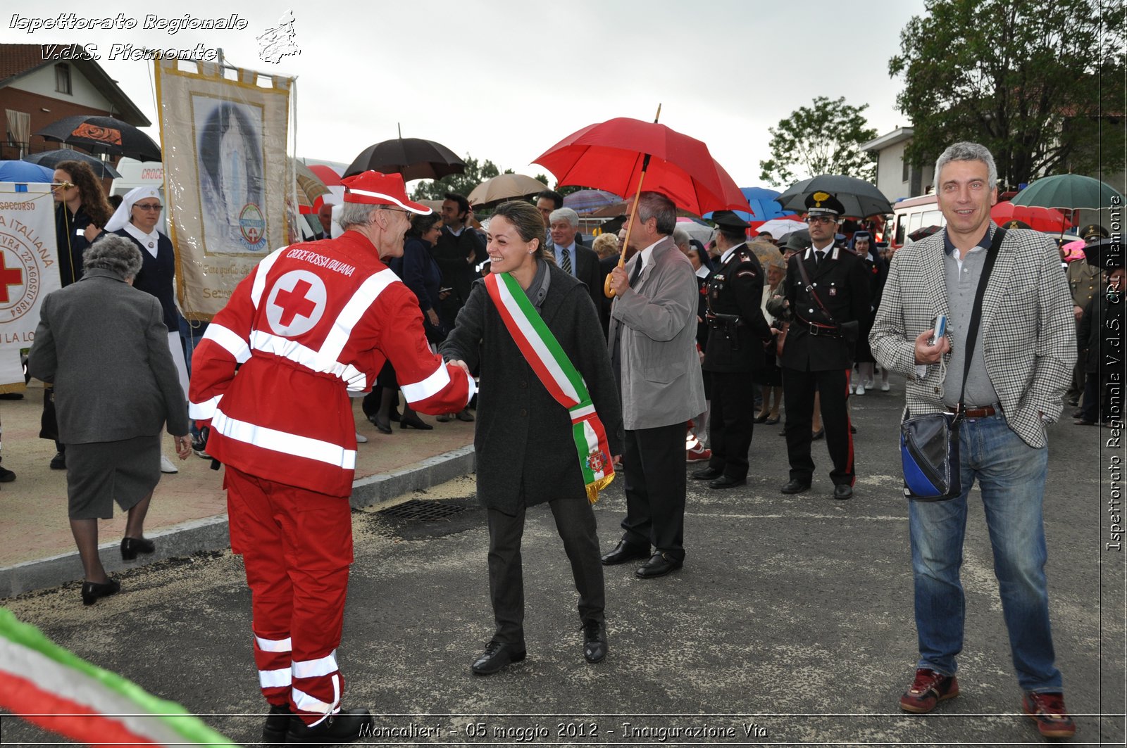 Moncalieri - 05 maggio 2012 - Inaugurazione Via - Croce Rossa Italiana - Isp. Regionale Volontari del Soccorso Piemonte