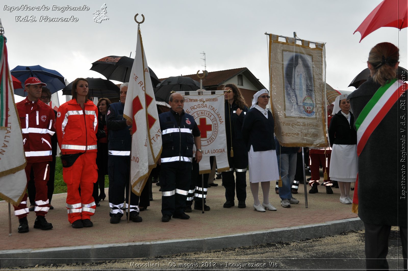 Moncalieri - 05 maggio 2012 - Inaugurazione Via - Croce Rossa Italiana - Isp. Regionale Volontari del Soccorso Piemonte