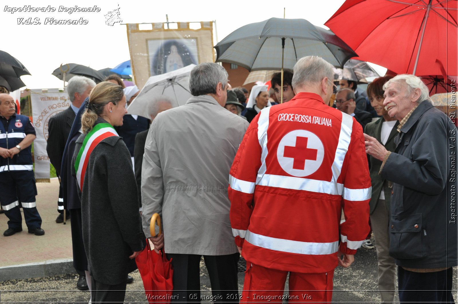 Moncalieri - 05 maggio 2012 - Inaugurazione Via - Croce Rossa Italiana - Isp. Regionale Volontari del Soccorso Piemonte