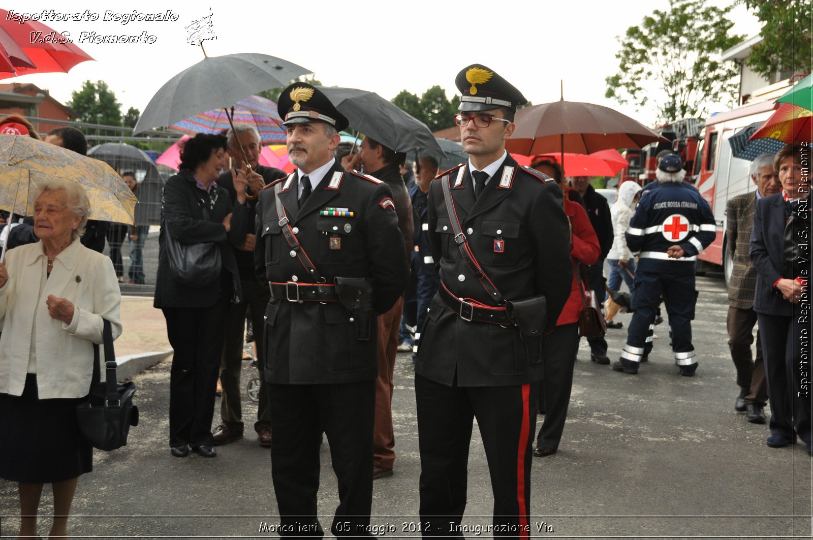 Moncalieri - 05 maggio 2012 - Inaugurazione Via - Croce Rossa Italiana - Isp. Regionale Volontari del Soccorso Piemonte