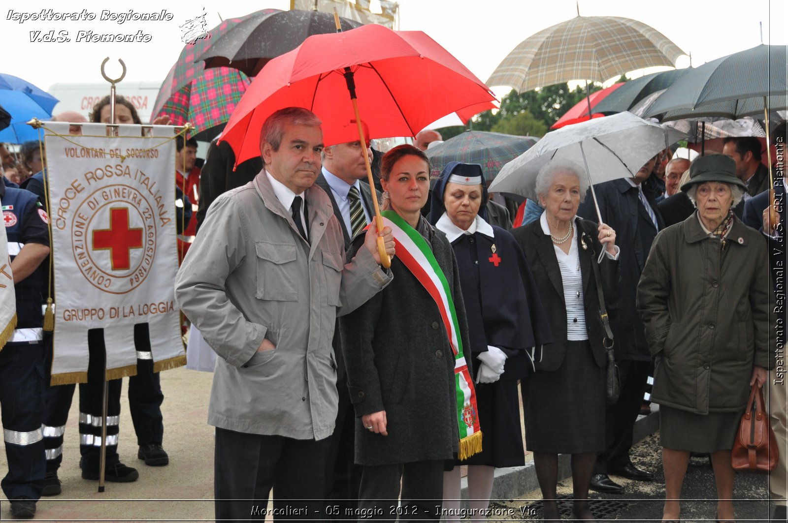 Moncalieri - 05 maggio 2012 - Inaugurazione Via - Croce Rossa Italiana - Isp. Regionale Volontari del Soccorso Piemonte