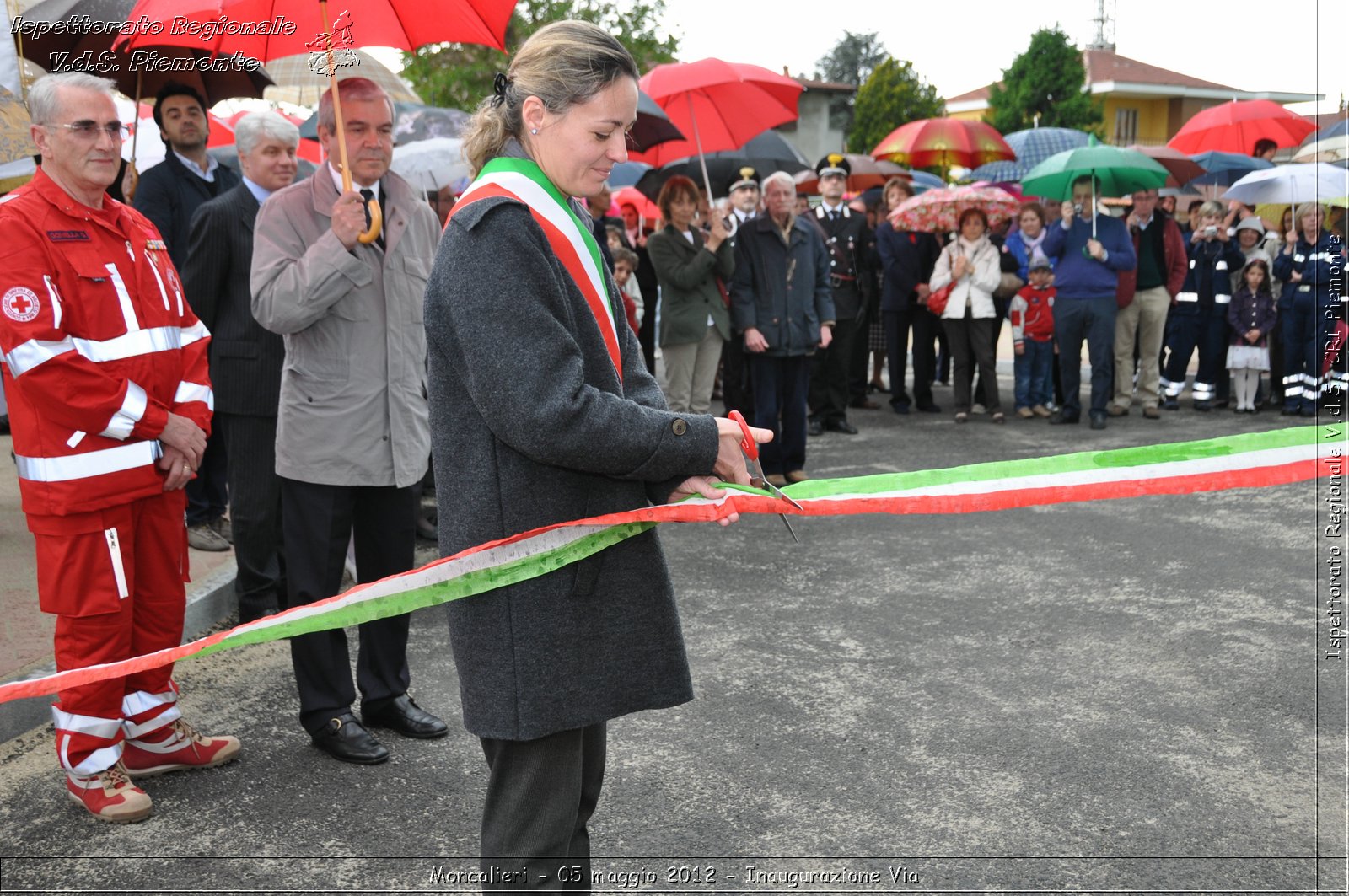 Moncalieri - 05 maggio 2012 - Inaugurazione Via - Croce Rossa Italiana - Isp. Regionale Volontari del Soccorso Piemonte