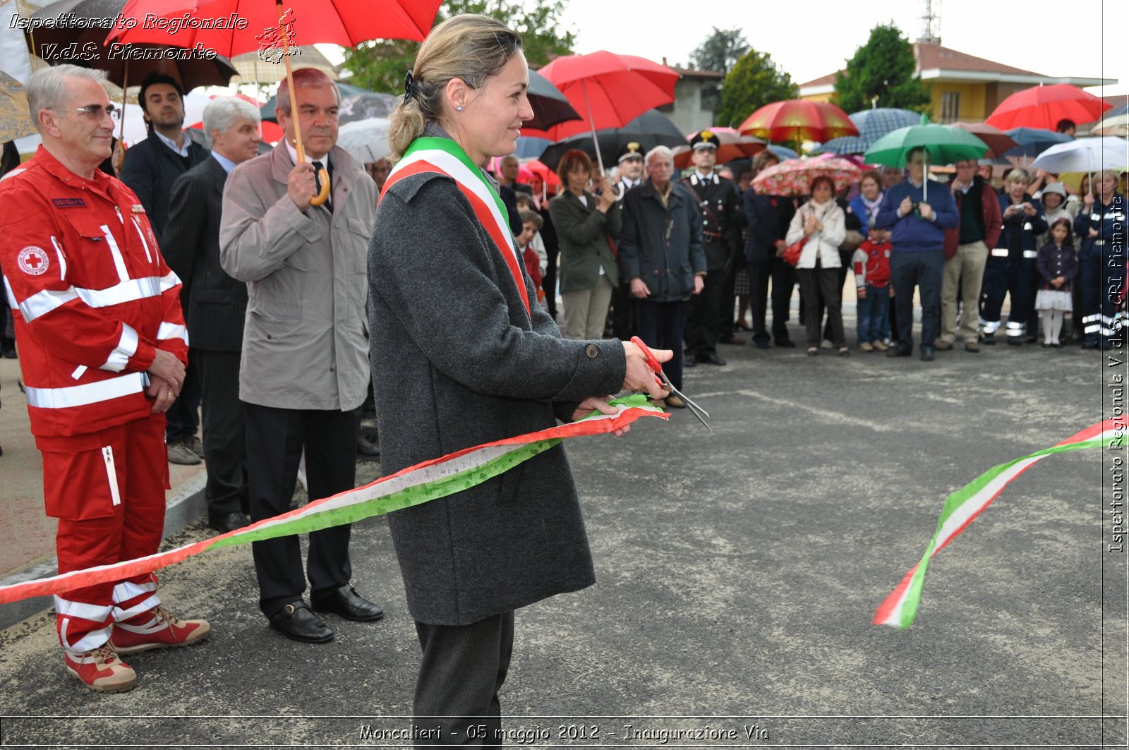 Moncalieri - 05 maggio 2012 - Inaugurazione Via - Croce Rossa Italiana - Isp. Regionale Volontari del Soccorso Piemonte