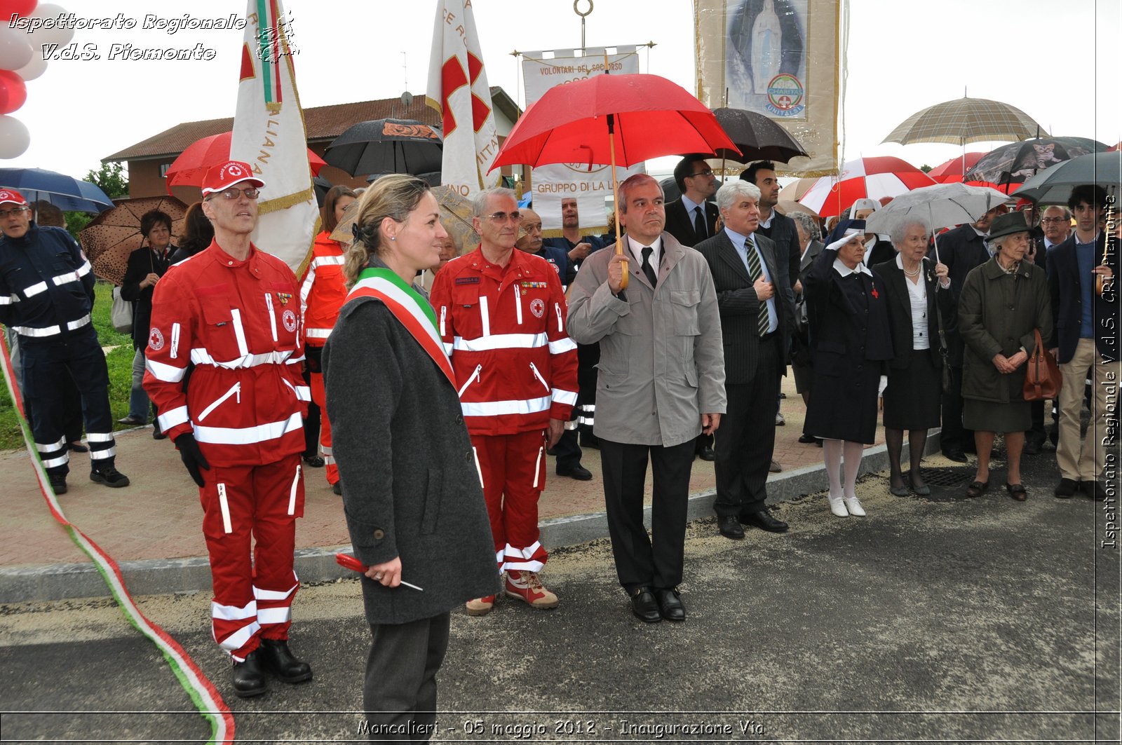 Moncalieri - 05 maggio 2012 - Inaugurazione Via - Croce Rossa Italiana - Isp. Regionale Volontari del Soccorso Piemonte