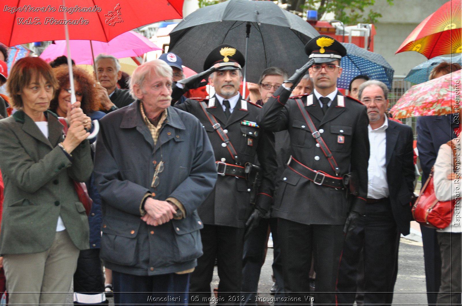 Moncalieri - 05 maggio 2012 - Inaugurazione Via - Croce Rossa Italiana - Isp. Regionale Volontari del Soccorso Piemonte