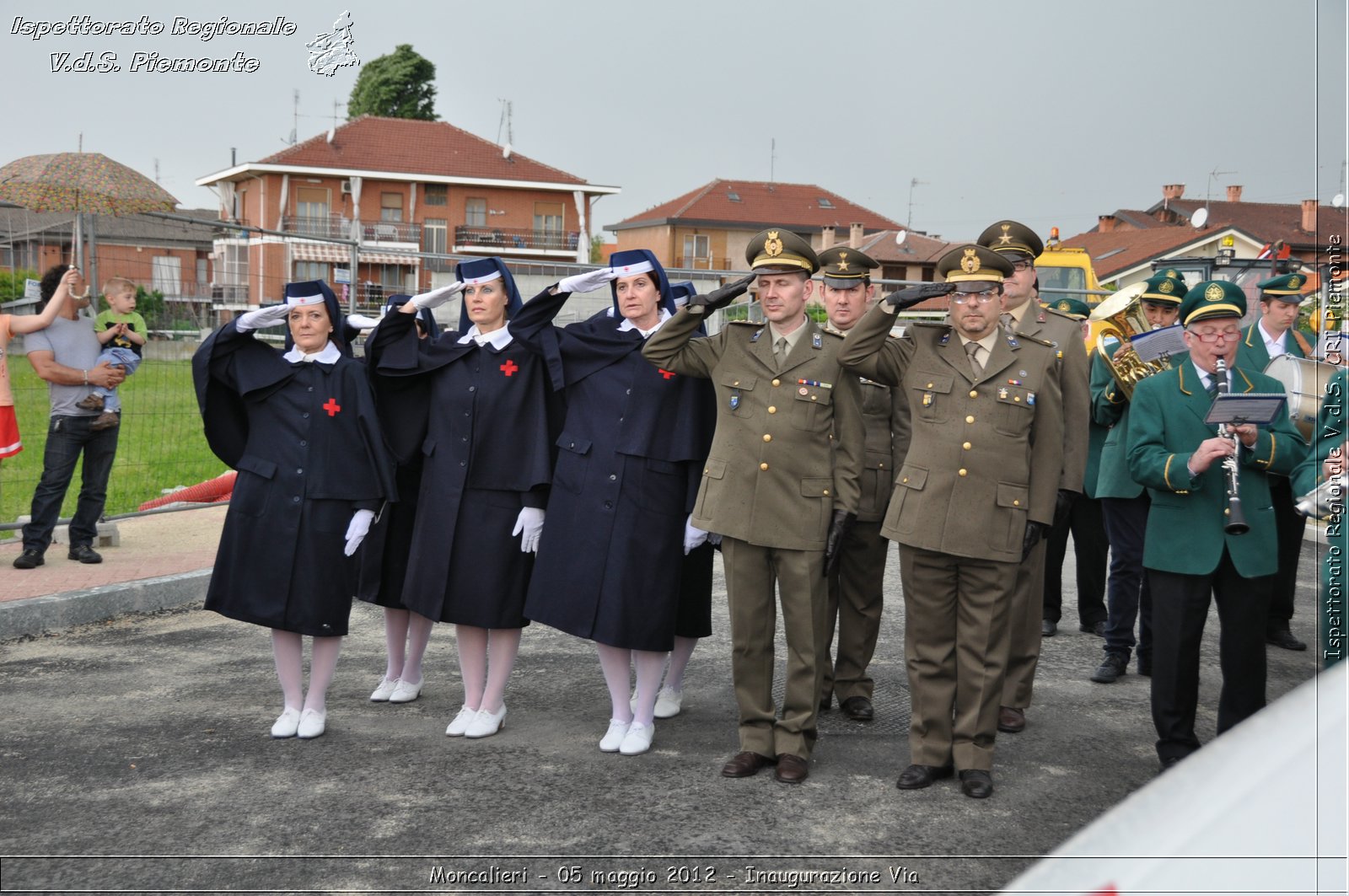 Moncalieri - 05 maggio 2012 - Inaugurazione Via - Croce Rossa Italiana - Isp. Regionale Volontari del Soccorso Piemonte