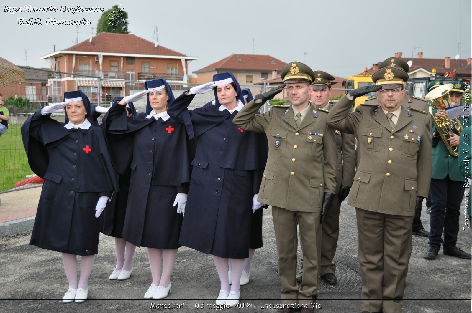 Moncalieri - 05 maggio 2012 - Inaugurazione Via - Croce Rossa Italiana - Isp. Regionale Volontari del Soccorso Piemonte