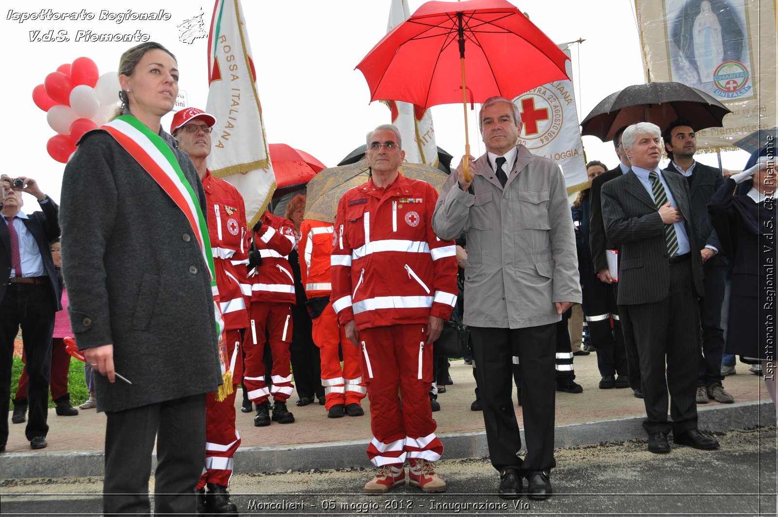 Moncalieri - 05 maggio 2012 - Inaugurazione Via - Croce Rossa Italiana - Isp. Regionale Volontari del Soccorso Piemonte