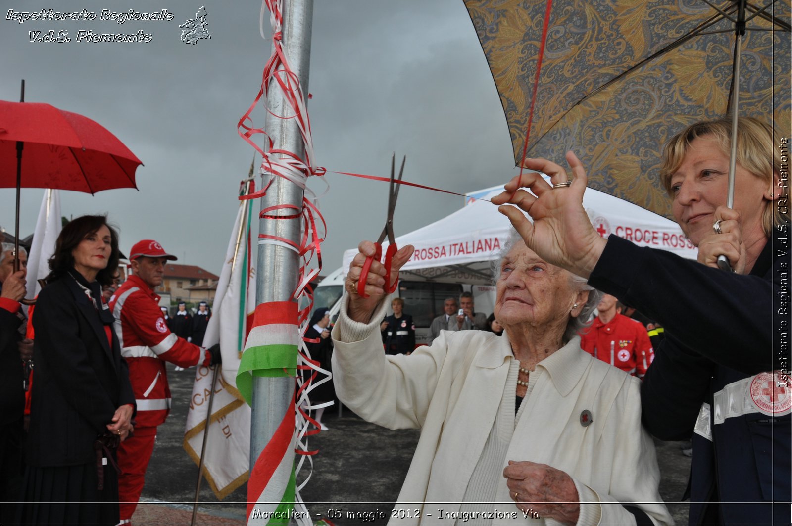 Moncalieri - 05 maggio 2012 - Inaugurazione Via - Croce Rossa Italiana - Isp. Regionale Volontari del Soccorso Piemonte