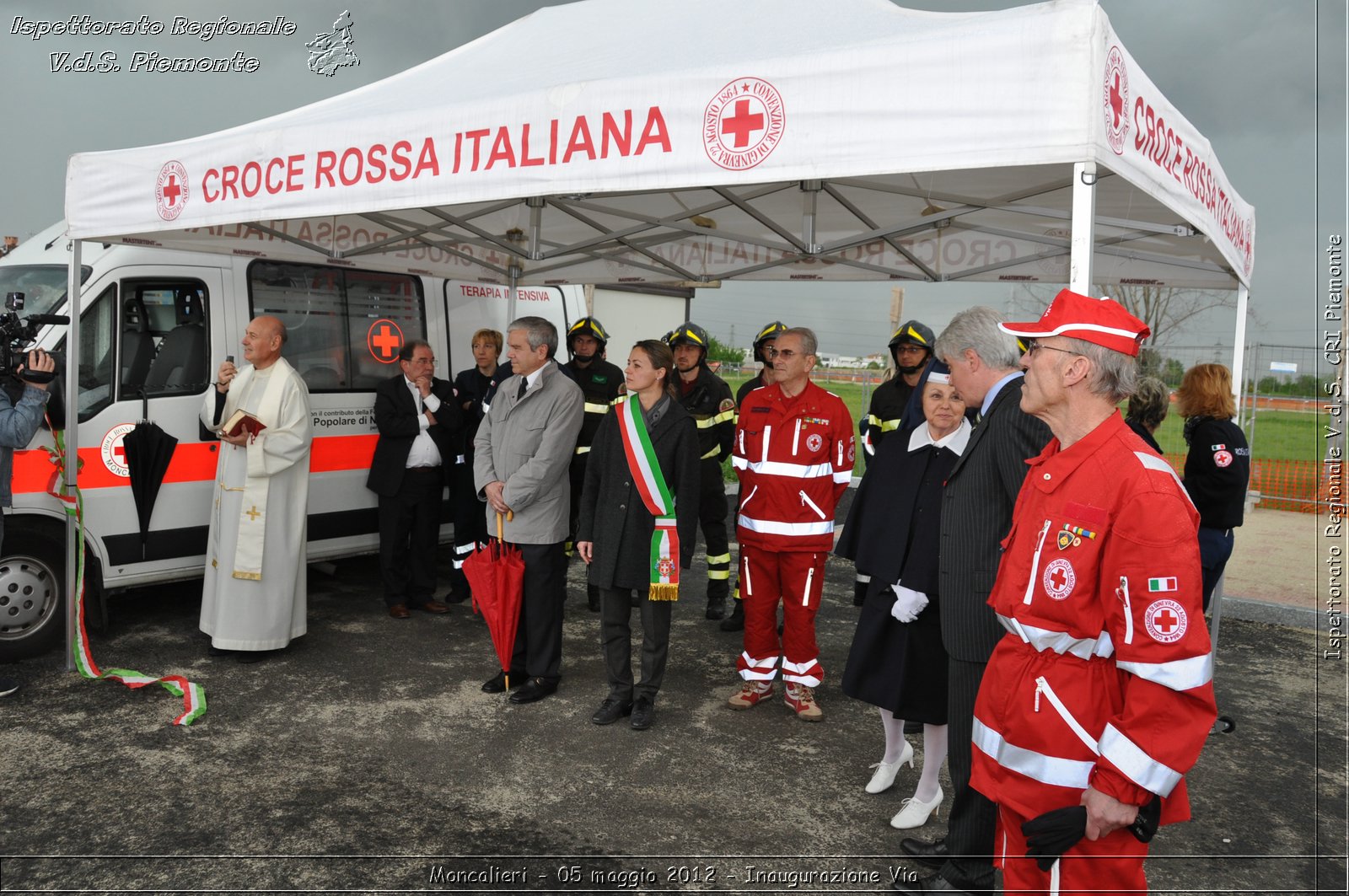 Moncalieri - 05 maggio 2012 - Inaugurazione Via - Croce Rossa Italiana - Isp. Regionale Volontari del Soccorso Piemonte