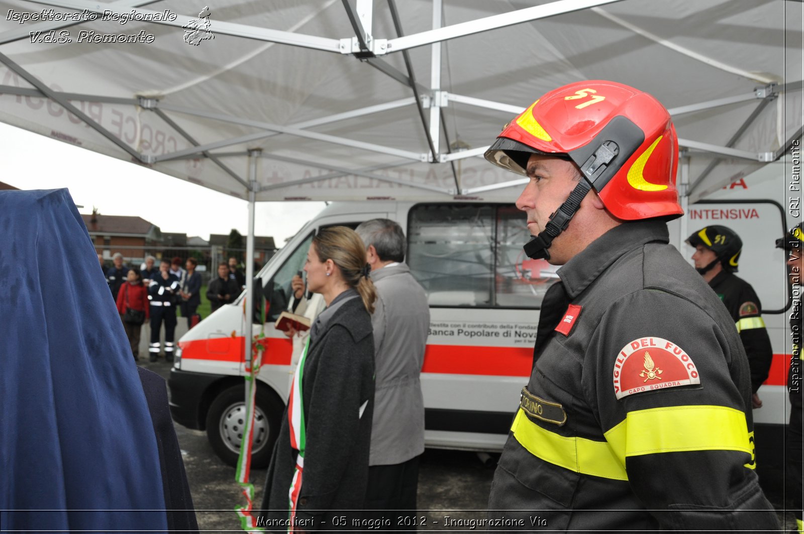 Moncalieri - 05 maggio 2012 - Inaugurazione Via - Croce Rossa Italiana - Isp. Regionale Volontari del Soccorso Piemonte