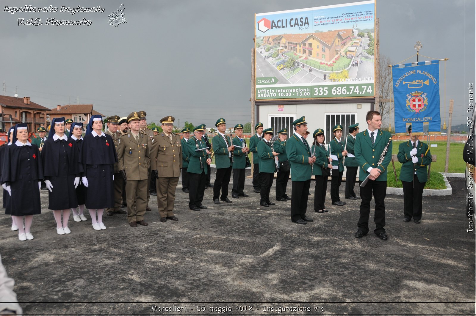 Moncalieri - 05 maggio 2012 - Inaugurazione Via - Croce Rossa Italiana - Isp. Regionale Volontari del Soccorso Piemonte