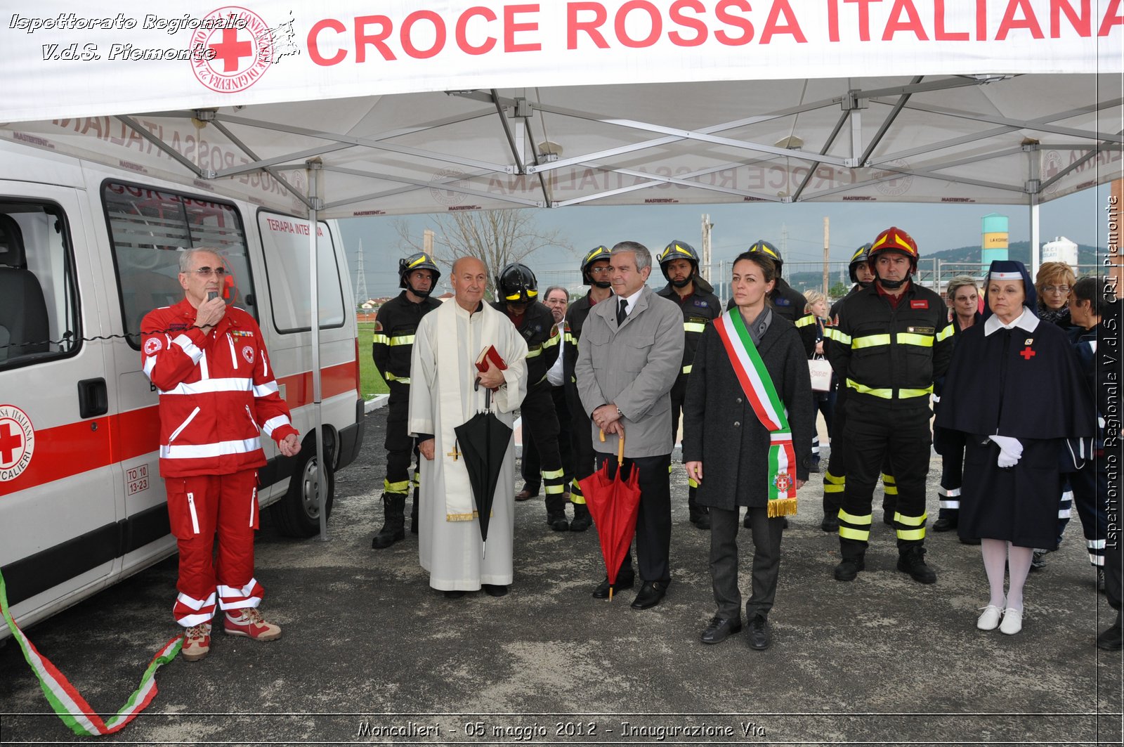 Moncalieri - 05 maggio 2012 - Inaugurazione Via - Croce Rossa Italiana - Isp. Regionale Volontari del Soccorso Piemonte