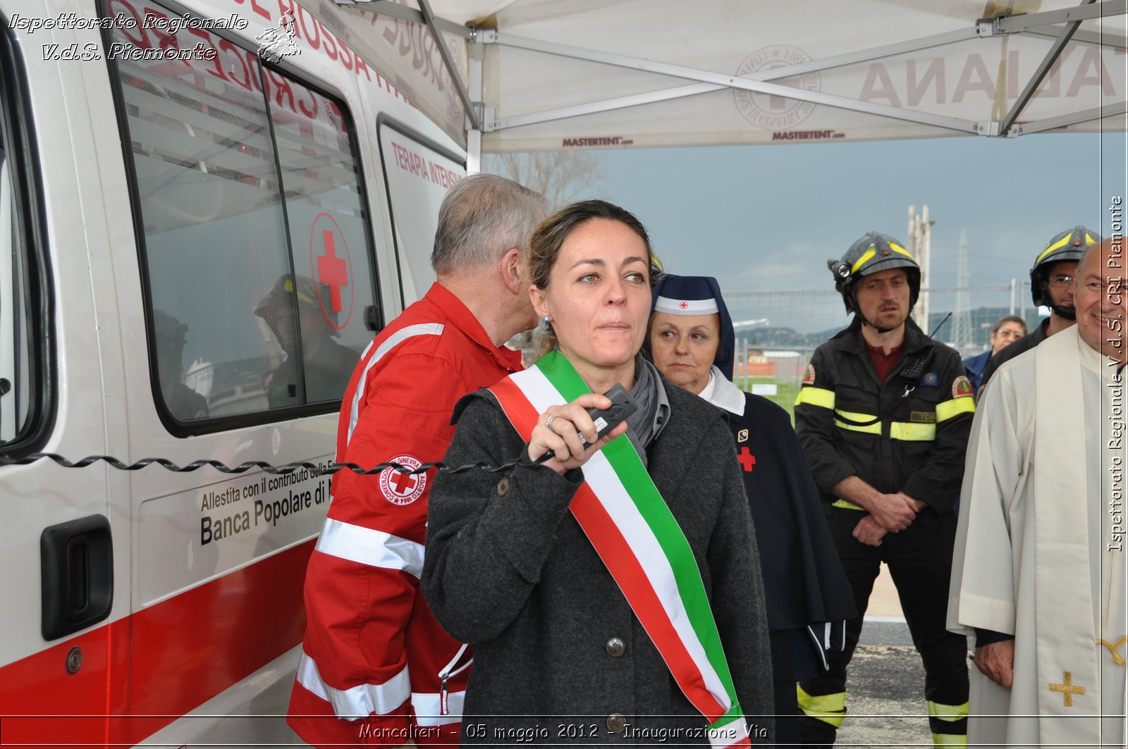 Moncalieri - 05 maggio 2012 - Inaugurazione Via - Croce Rossa Italiana - Isp. Regionale Volontari del Soccorso Piemonte