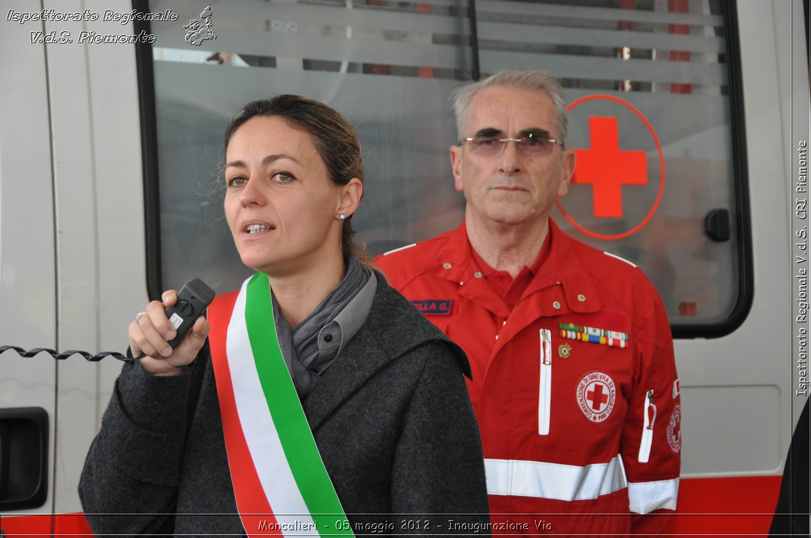 Moncalieri - 05 maggio 2012 - Inaugurazione Via - Croce Rossa Italiana - Isp. Regionale Volontari del Soccorso Piemonte