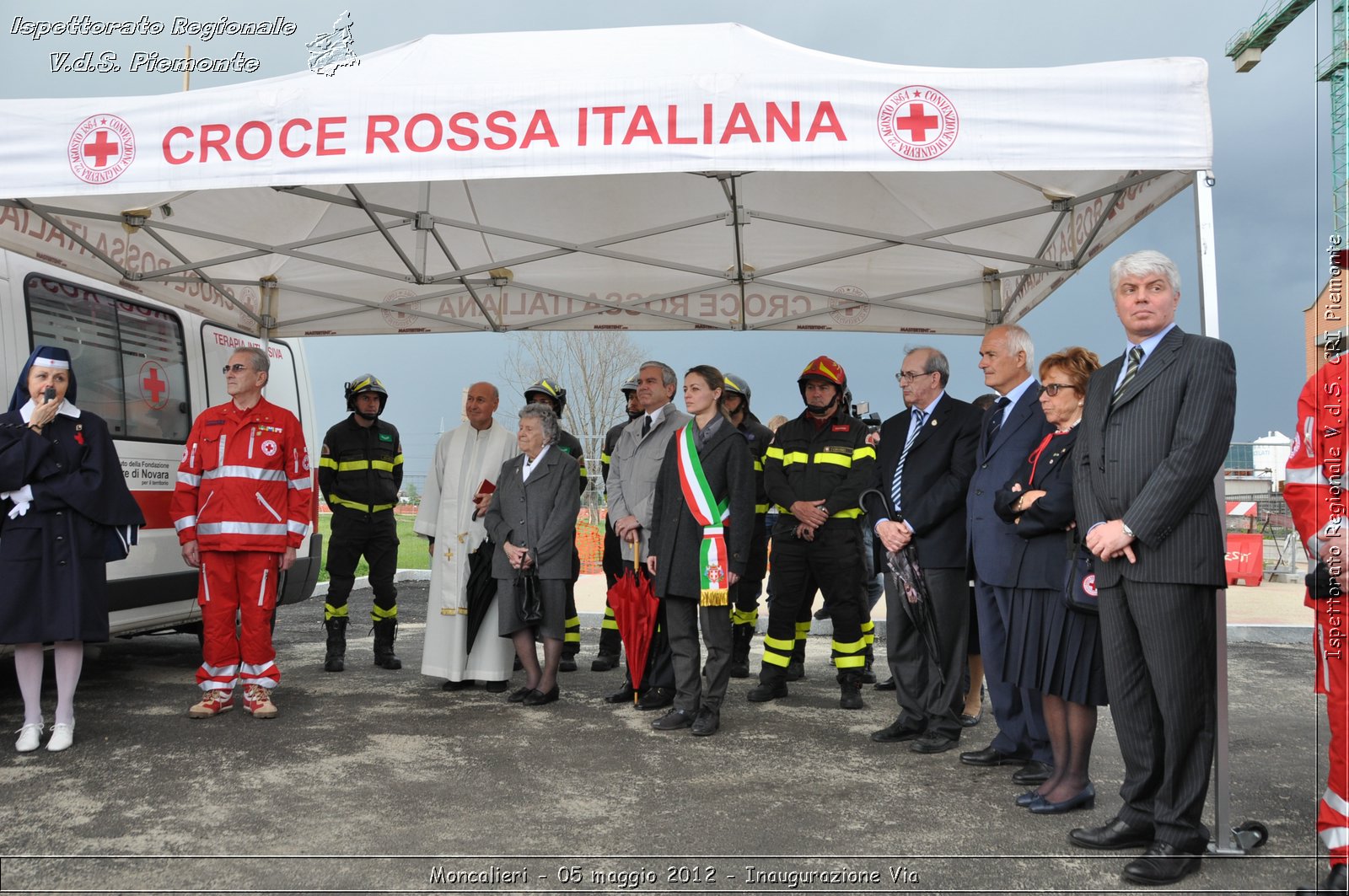 Moncalieri - 05 maggio 2012 - Inaugurazione Via - Croce Rossa Italiana - Isp. Regionale Volontari del Soccorso Piemonte