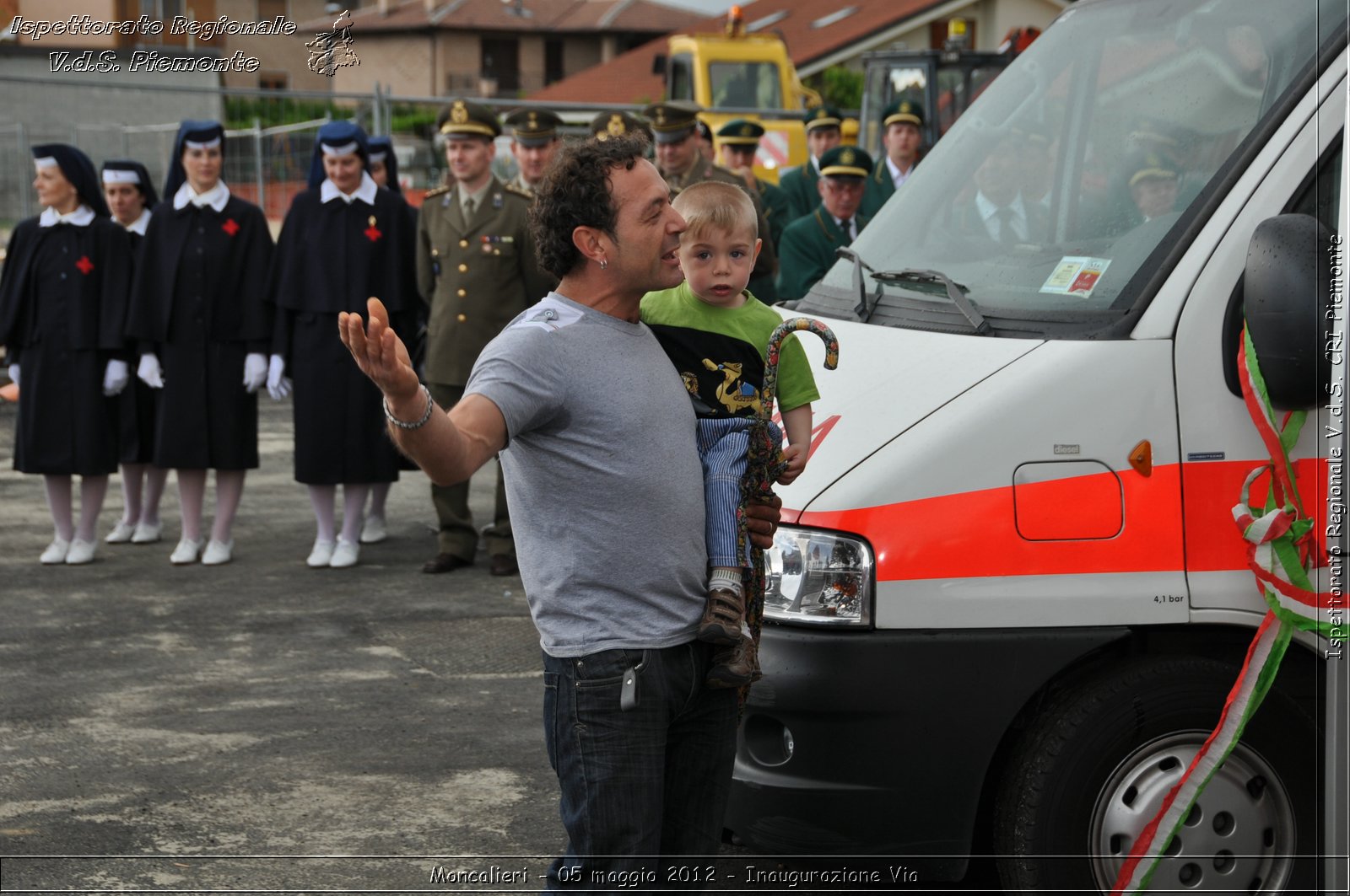 Moncalieri - 05 maggio 2012 - Inaugurazione Via - Croce Rossa Italiana - Isp. Regionale Volontari del Soccorso Piemonte