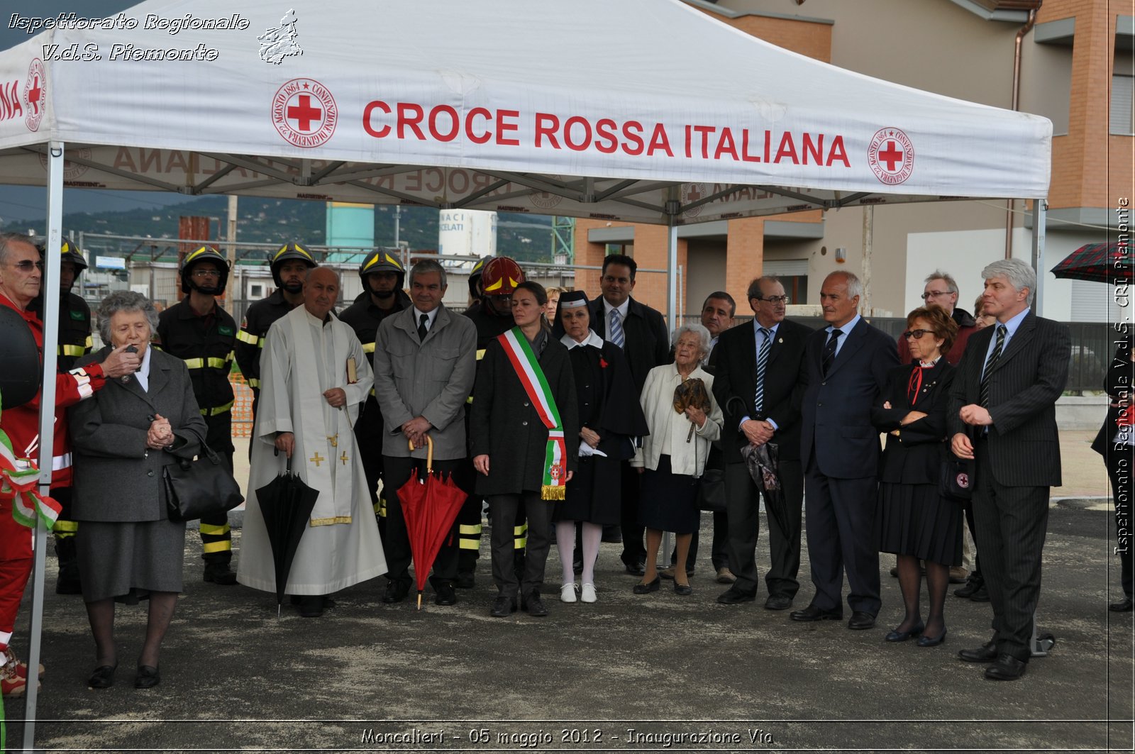 Moncalieri - 05 maggio 2012 - Inaugurazione Via - Croce Rossa Italiana - Isp. Regionale Volontari del Soccorso Piemonte