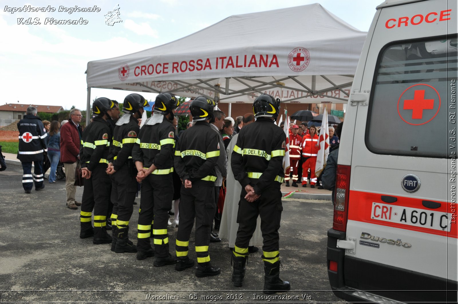 Moncalieri - 05 maggio 2012 - Inaugurazione Via - Croce Rossa Italiana - Isp. Regionale Volontari del Soccorso Piemonte