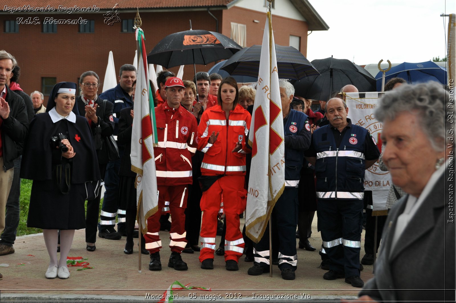 Moncalieri - 05 maggio 2012 - Inaugurazione Via - Croce Rossa Italiana - Isp. Regionale Volontari del Soccorso Piemonte