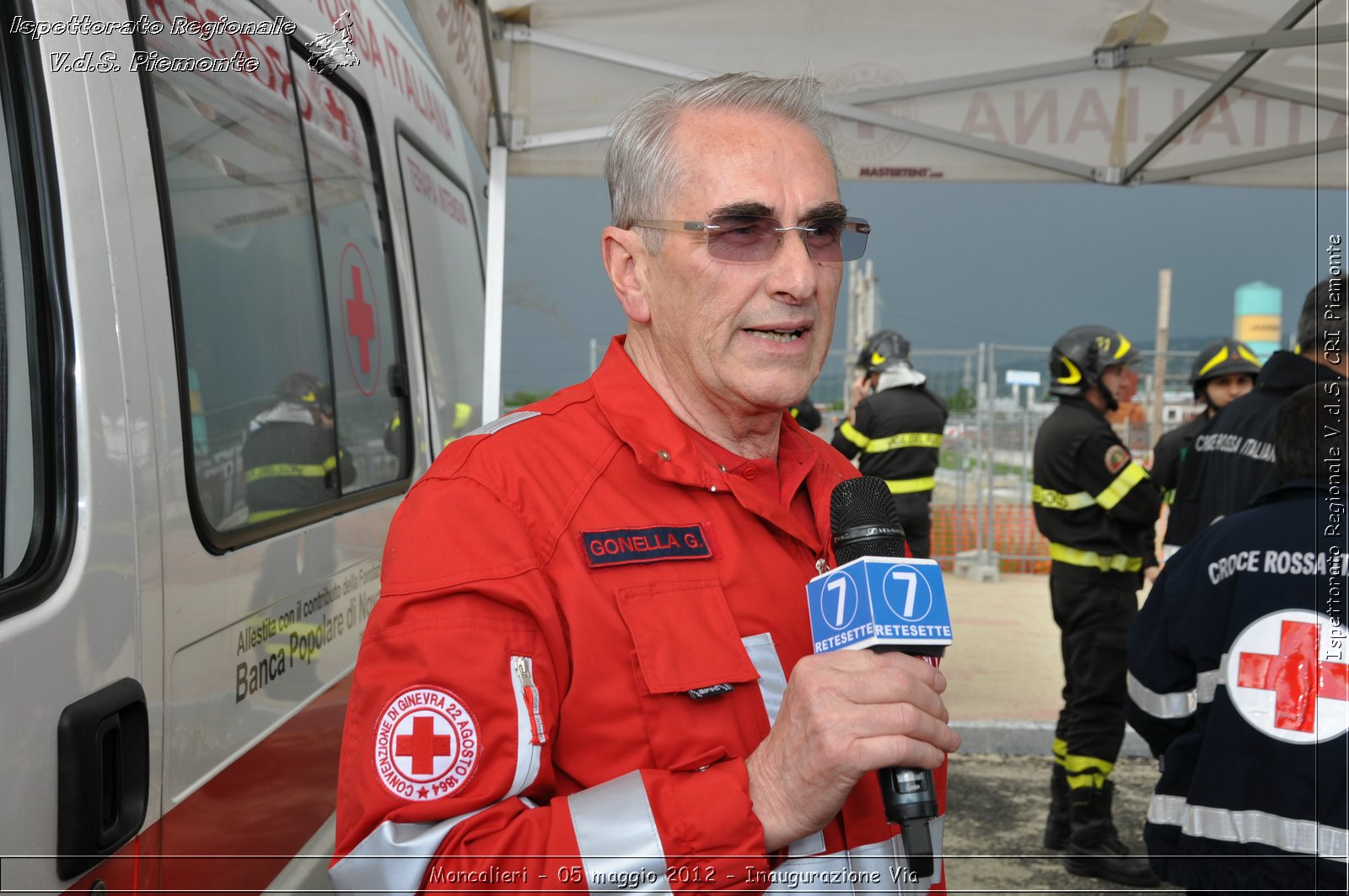 Moncalieri - 05 maggio 2012 - Inaugurazione Via - Croce Rossa Italiana - Isp. Regionale Volontari del Soccorso Piemonte