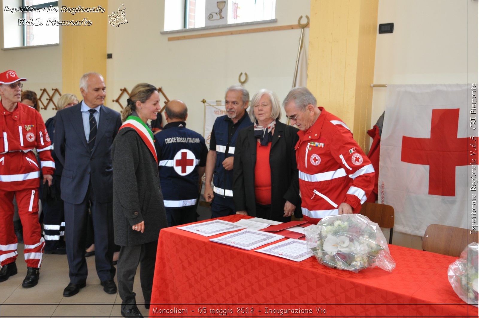 Moncalieri - 05 maggio 2012 - Inaugurazione Via - Croce Rossa Italiana - Isp. Regionale Volontari del Soccorso Piemonte