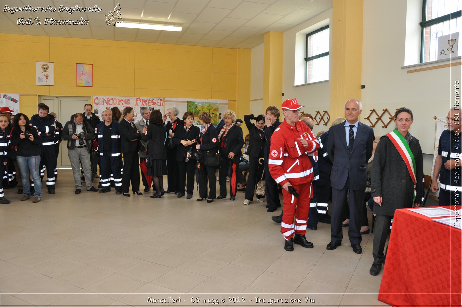 Moncalieri - 05 maggio 2012 - Inaugurazione Via - Croce Rossa Italiana - Isp. Regionale Volontari del Soccorso Piemonte