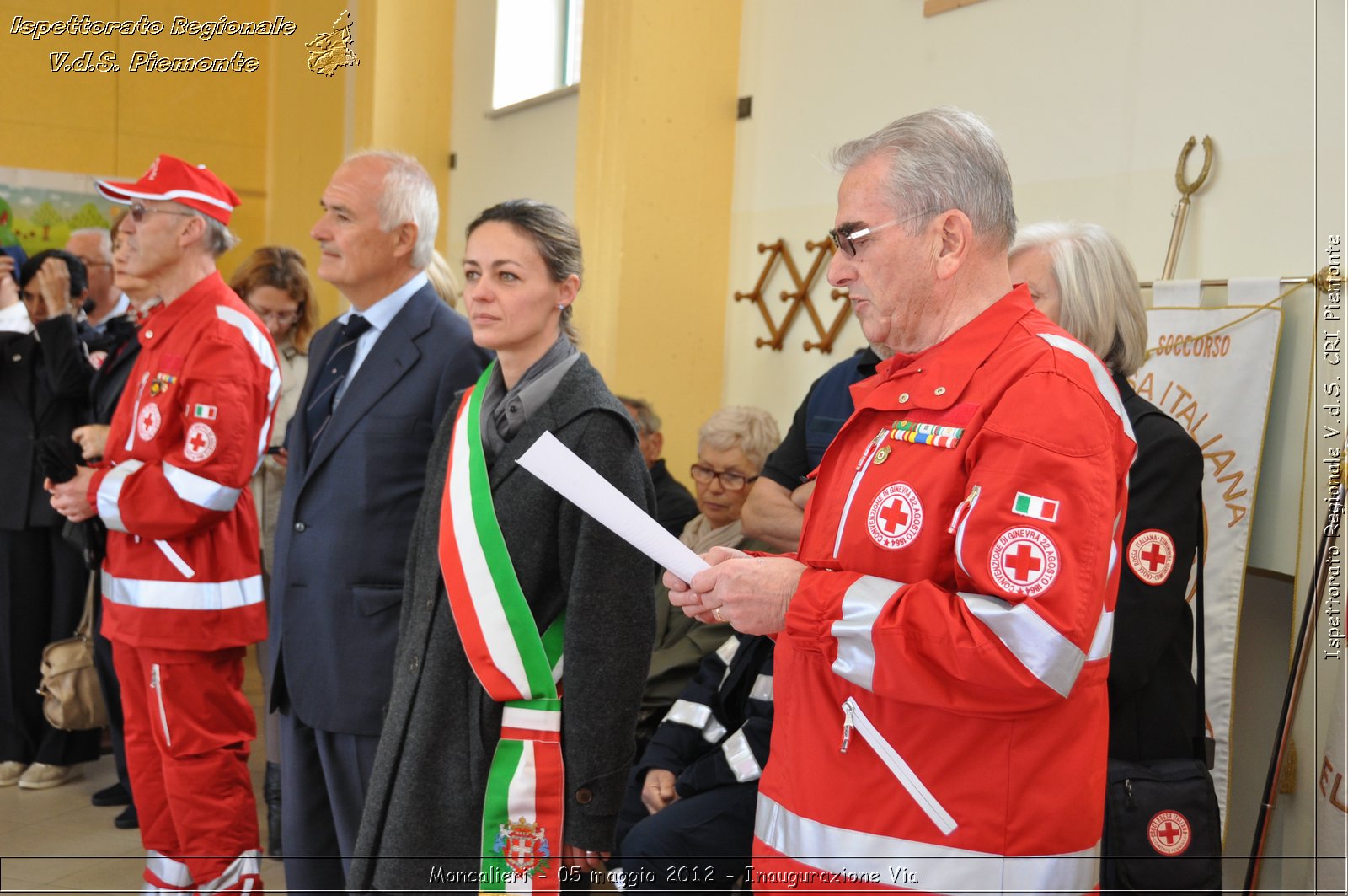 Moncalieri - 05 maggio 2012 - Inaugurazione Via - Croce Rossa Italiana - Isp. Regionale Volontari del Soccorso Piemonte