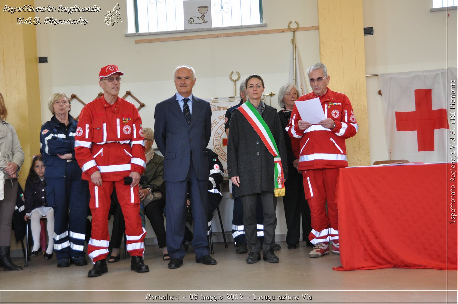 Moncalieri - 05 maggio 2012 - Inaugurazione Via - Croce Rossa Italiana - Isp. Regionale Volontari del Soccorso Piemonte