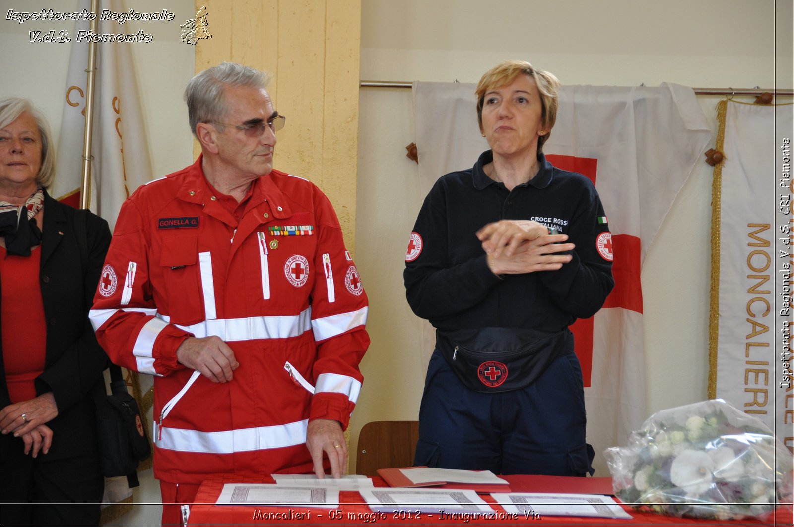 Moncalieri - 05 maggio 2012 - Inaugurazione Via - Croce Rossa Italiana - Isp. Regionale Volontari del Soccorso Piemonte