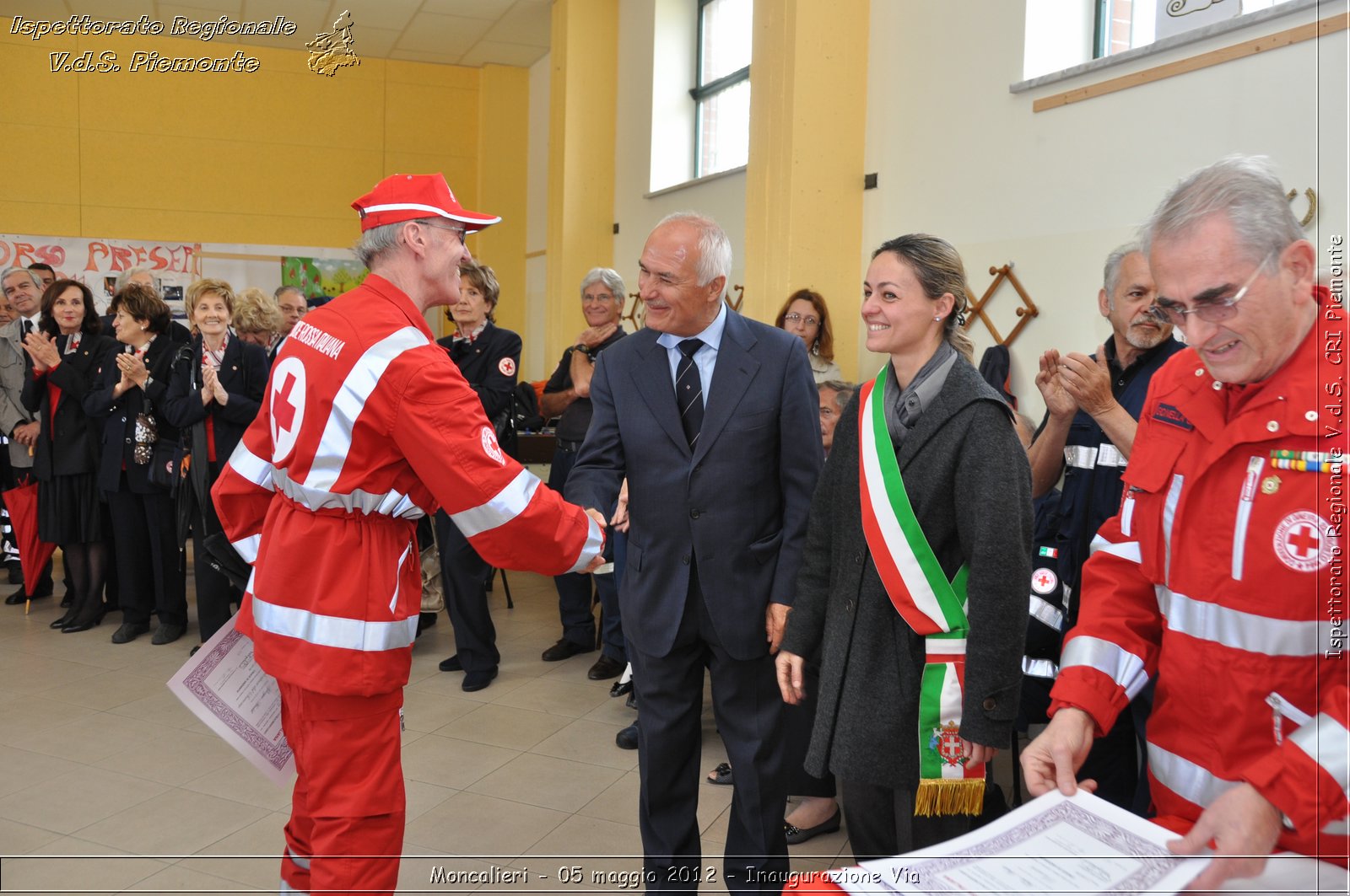 Moncalieri - 05 maggio 2012 - Inaugurazione Via - Croce Rossa Italiana - Isp. Regionale Volontari del Soccorso Piemonte