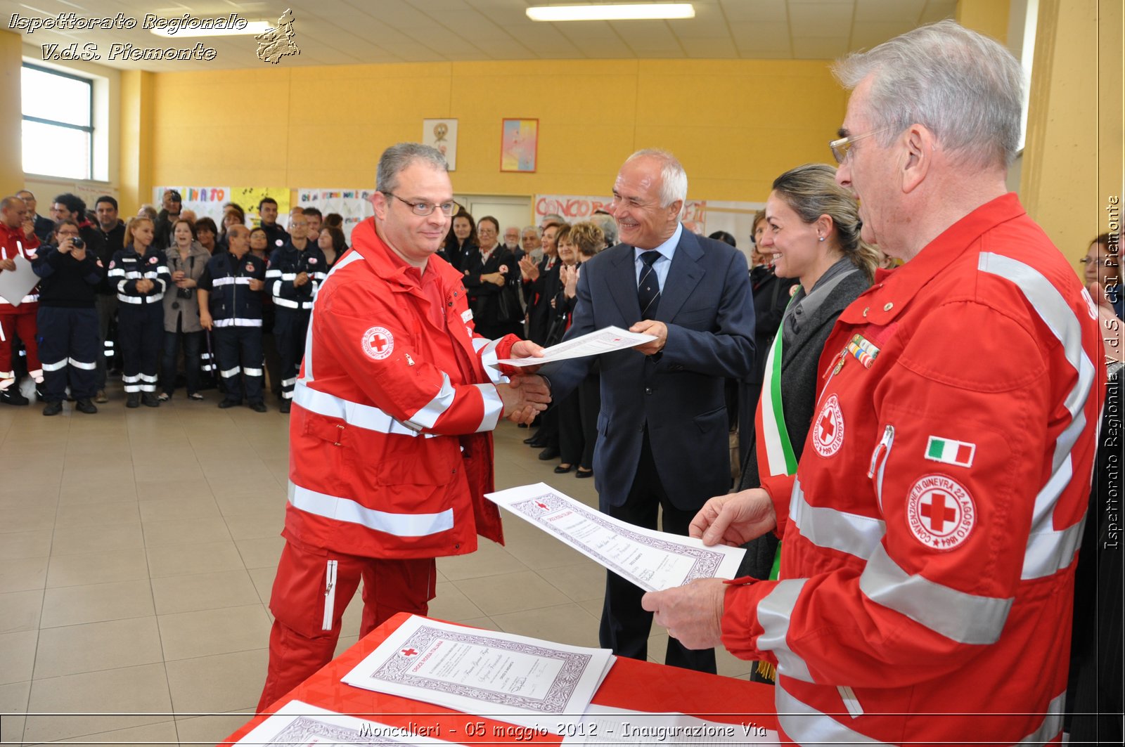 Moncalieri - 05 maggio 2012 - Inaugurazione Via - Croce Rossa Italiana - Isp. Regionale Volontari del Soccorso Piemonte