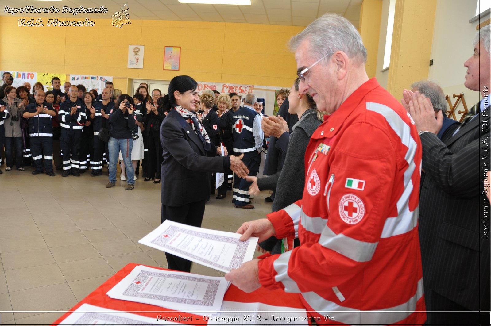 Moncalieri - 05 maggio 2012 - Inaugurazione Via - Croce Rossa Italiana - Isp. Regionale Volontari del Soccorso Piemonte