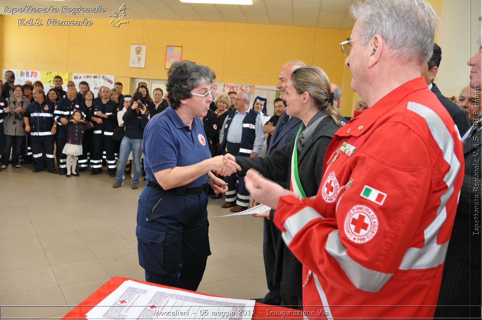 Moncalieri - 05 maggio 2012 - Inaugurazione Via - Croce Rossa Italiana - Isp. Regionale Volontari del Soccorso Piemonte