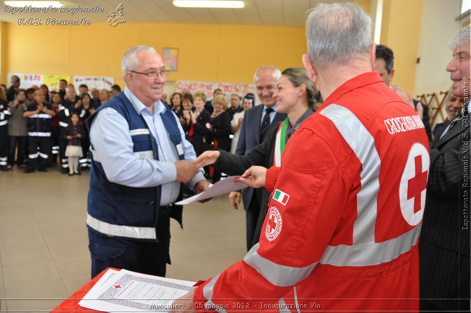 Moncalieri - 05 maggio 2012 - Inaugurazione Via - Croce Rossa Italiana - Isp. Regionale Volontari del Soccorso Piemonte