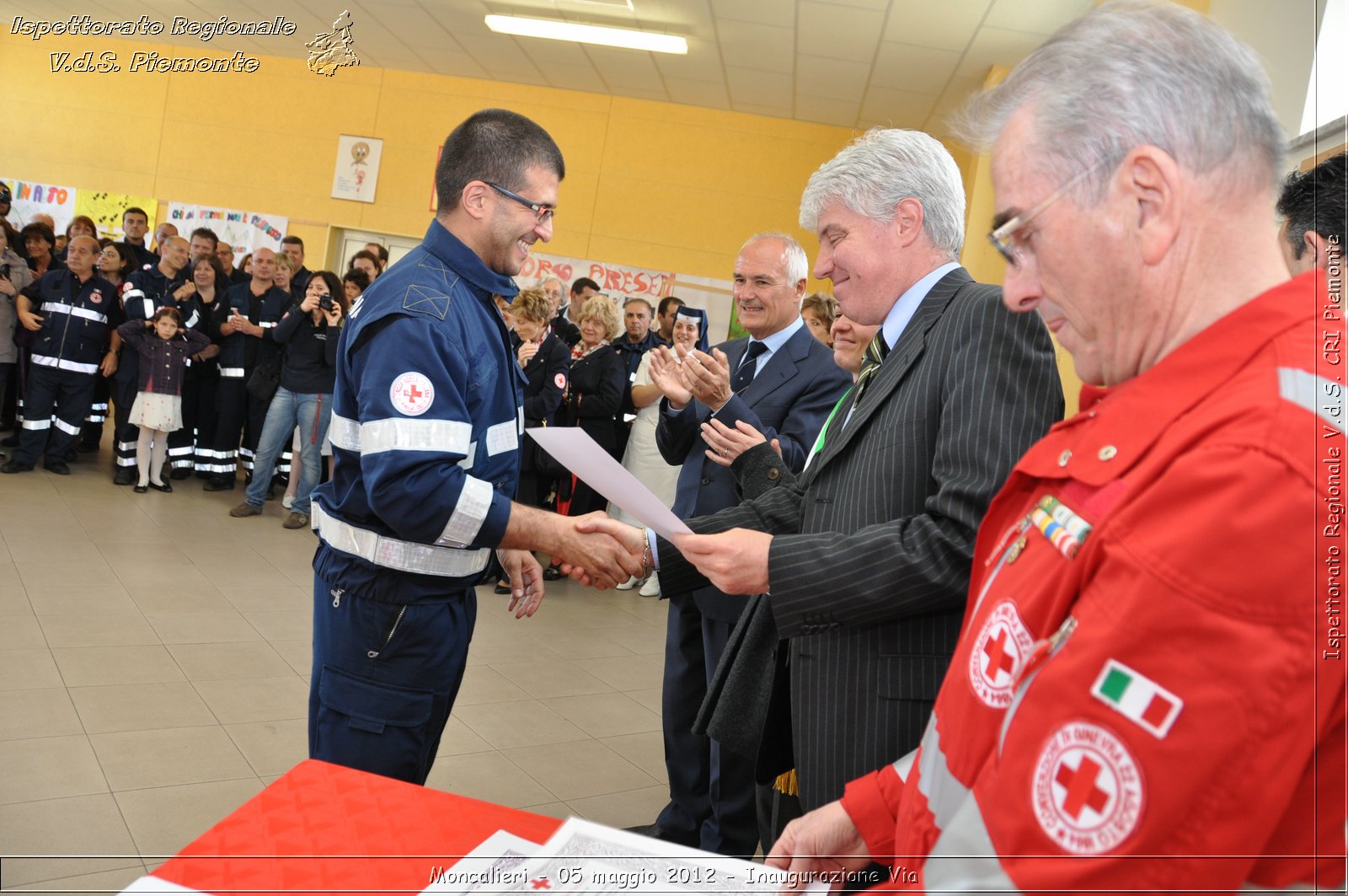 Moncalieri - 05 maggio 2012 - Inaugurazione Via - Croce Rossa Italiana - Isp. Regionale Volontari del Soccorso Piemonte