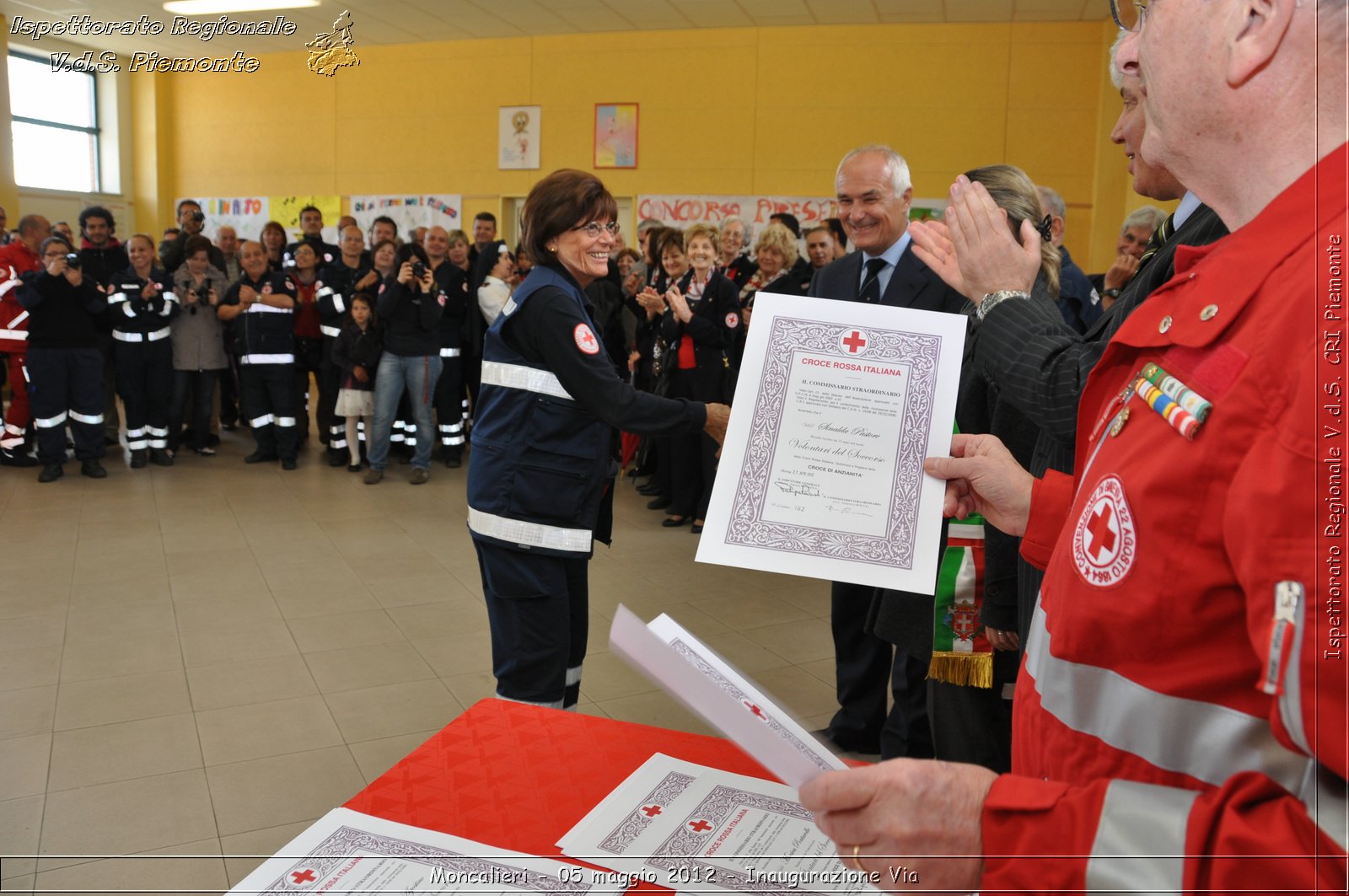 Moncalieri - 05 maggio 2012 - Inaugurazione Via - Croce Rossa Italiana - Isp. Regionale Volontari del Soccorso Piemonte